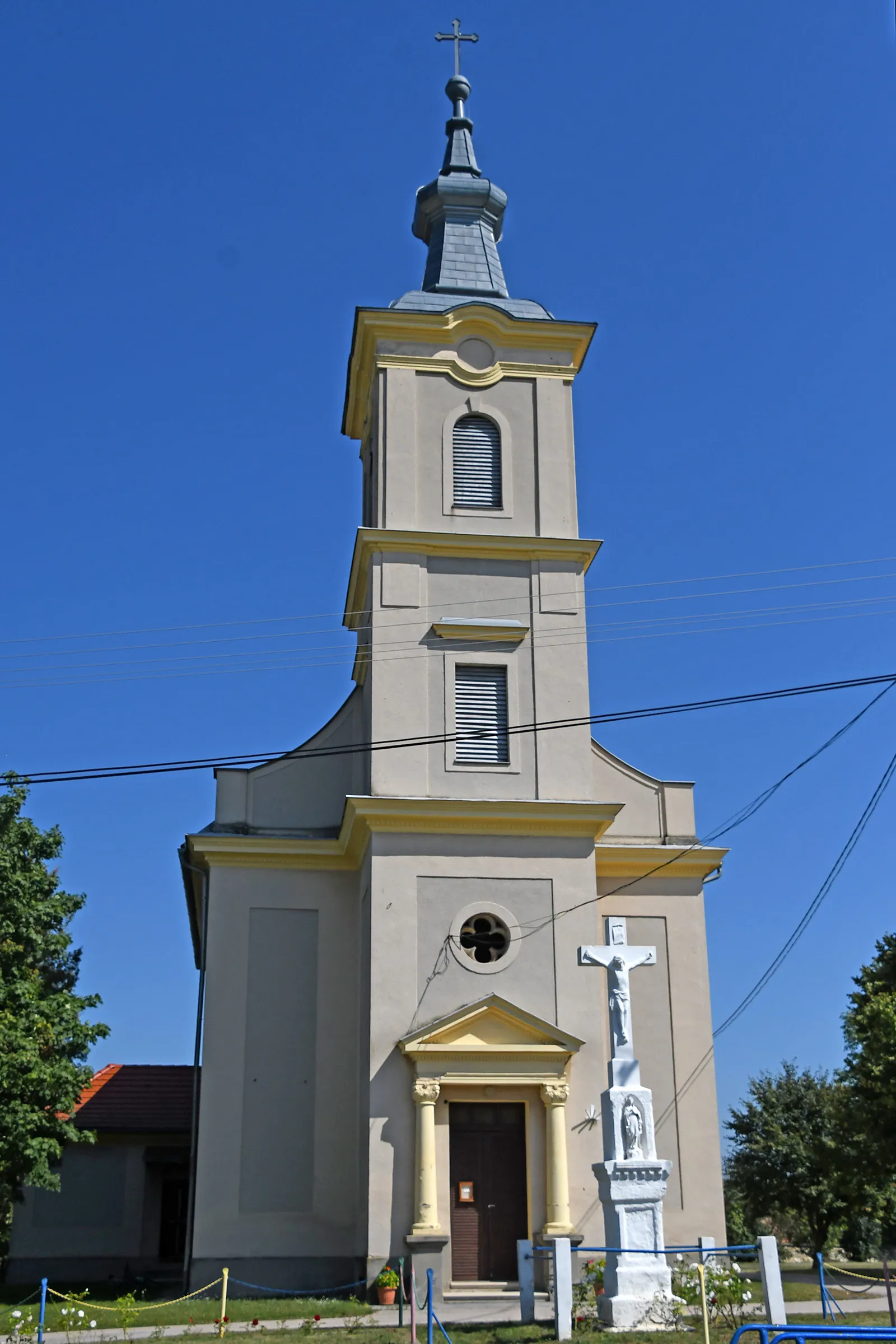 Photo showing: Roman Catholic church in Gyepükaján, Hungary