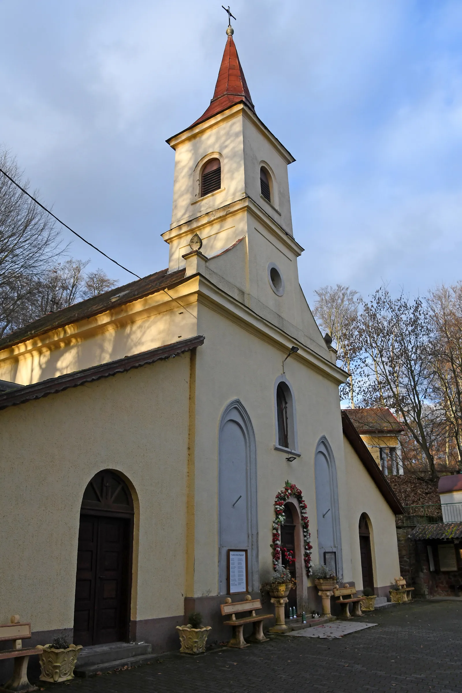 Photo showing: Pilgrimage site of Szentkút (Holy Well) in Csatka, Hungary
