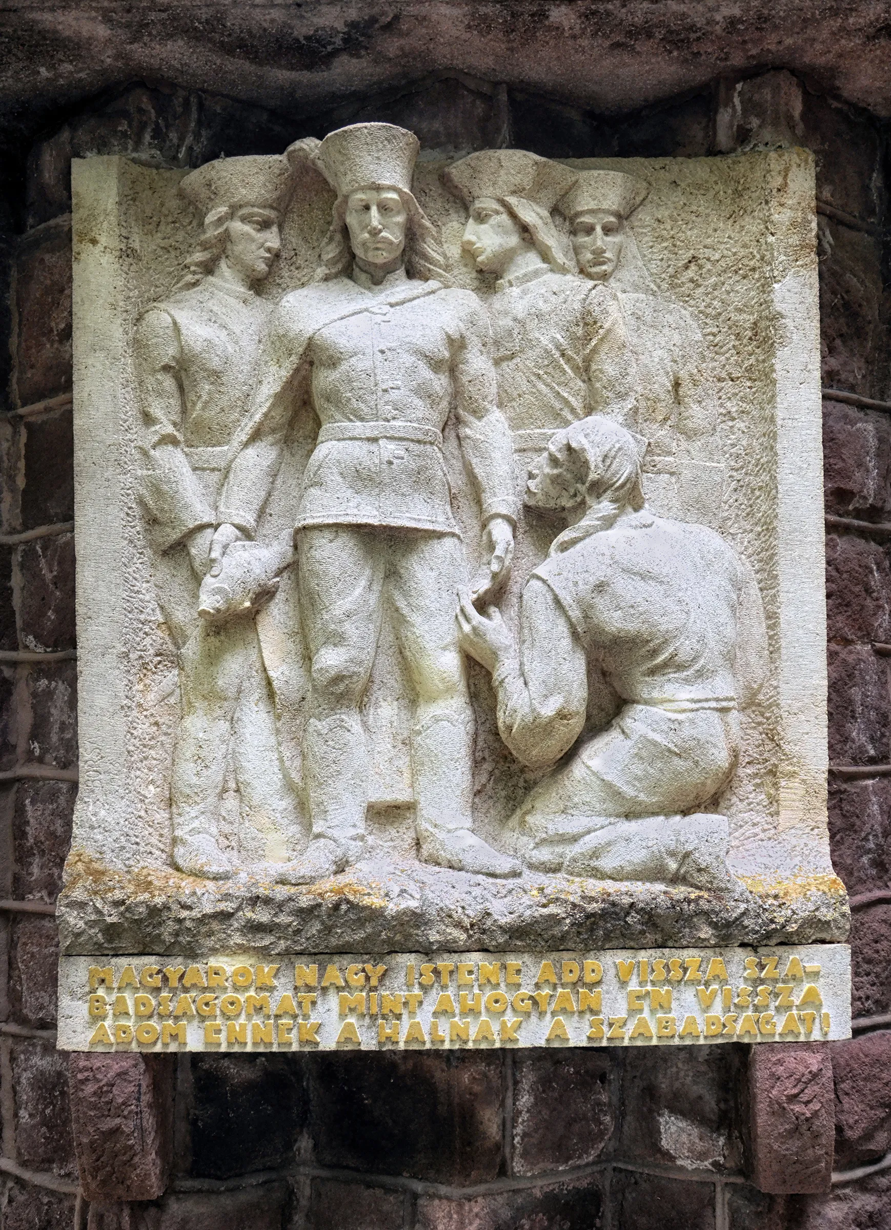 Photo showing: The Rákóczi Memorial in Abda, Hungary