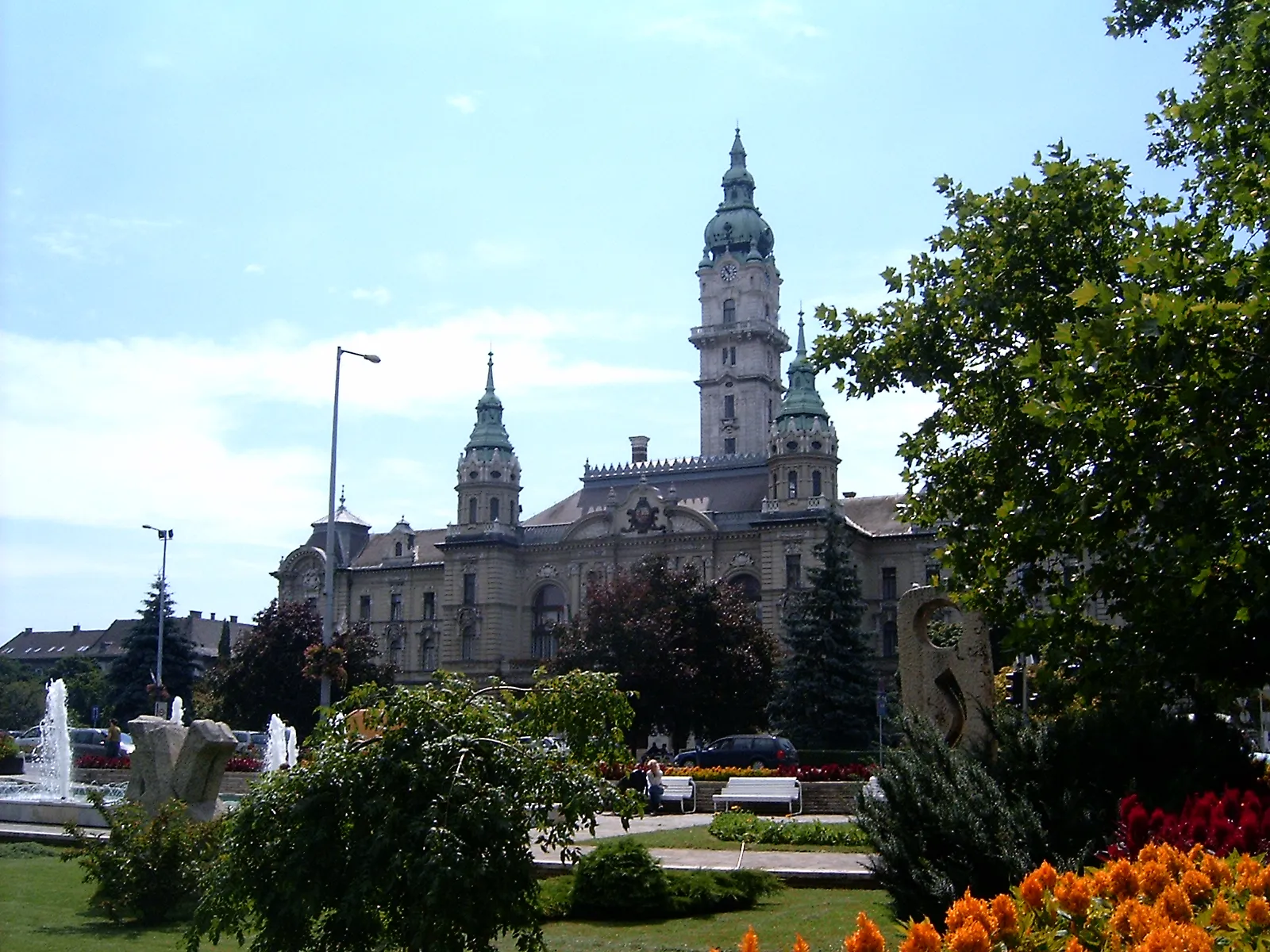 Photo showing: A győri neobarokk Városháza