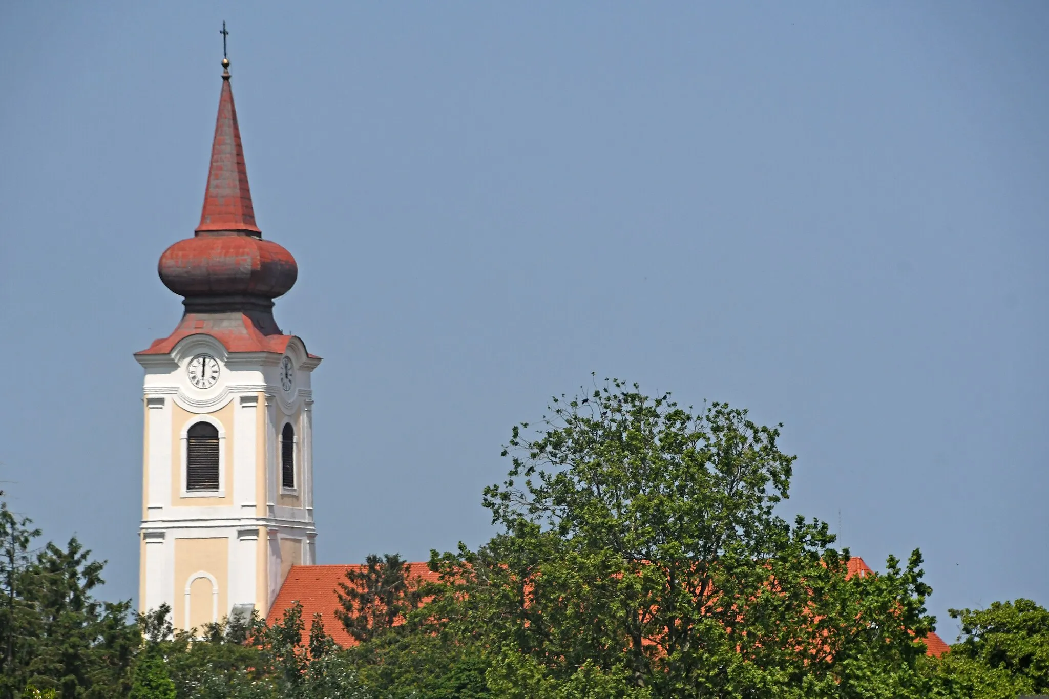 Photo showing: Roman Catholic church in Zalakomár, Hungary