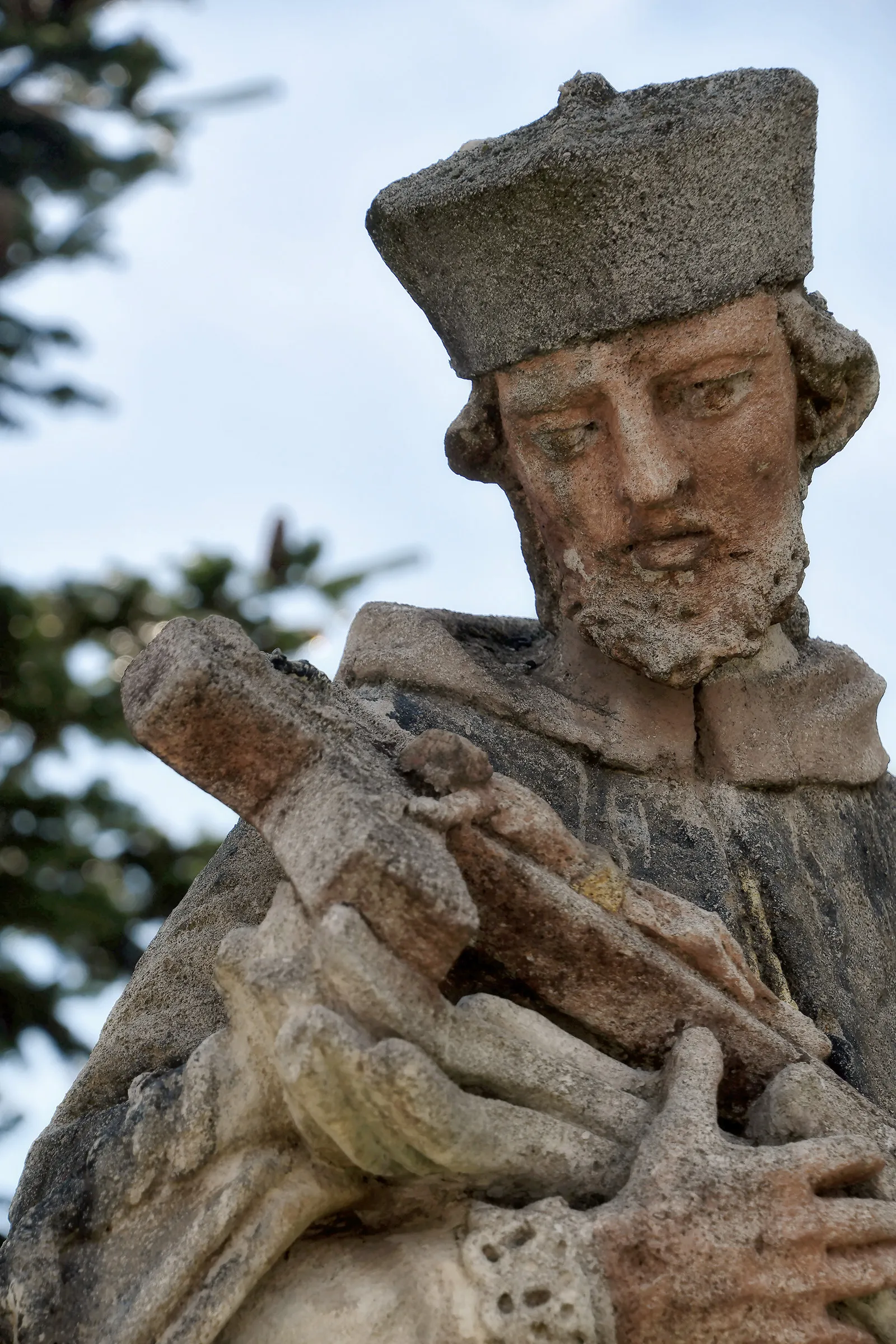 Photo showing: Statue of John of Nepomuk (Vág)