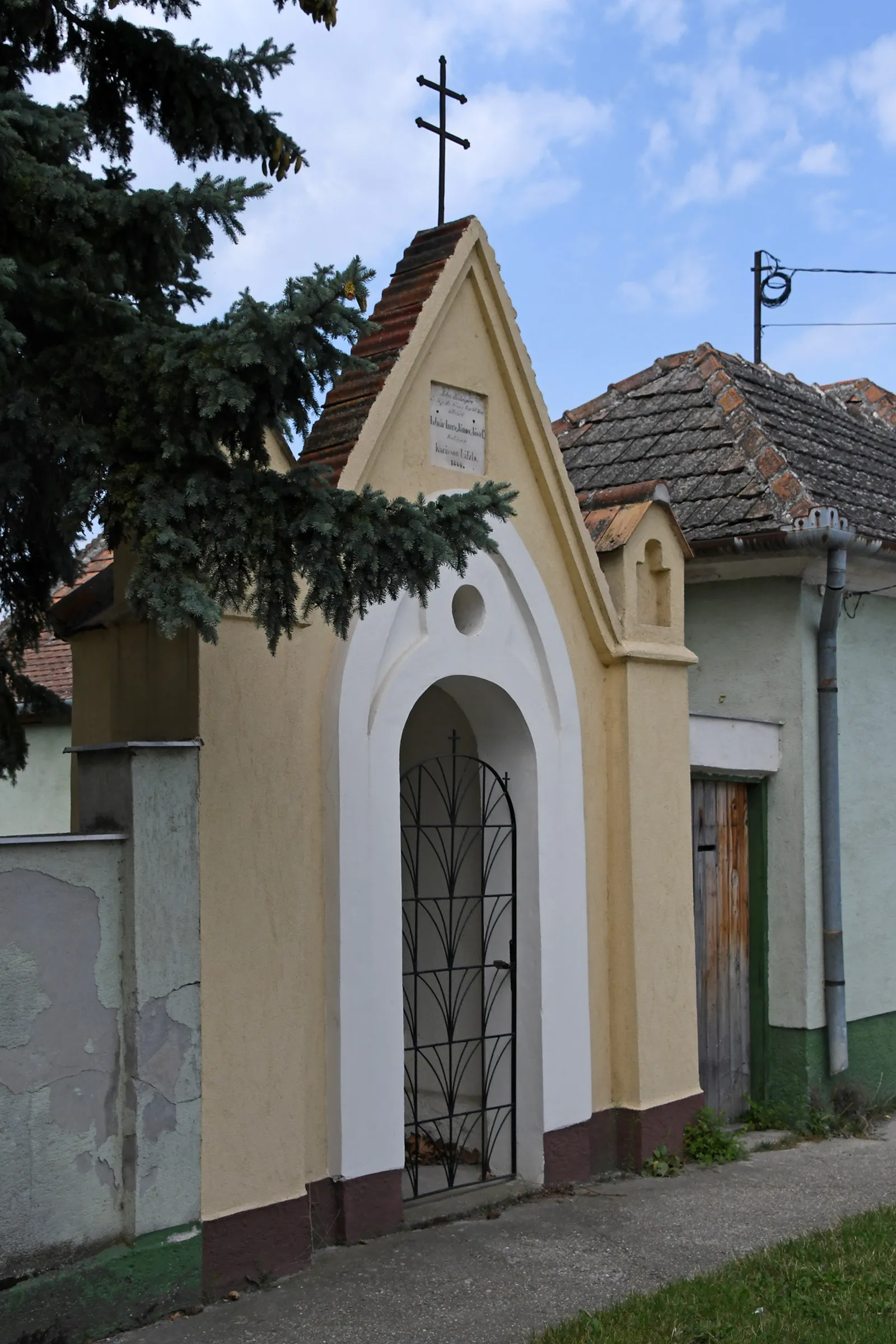 Photo showing: Statue of Saint John of Nepomuk in Darnózseli, Hungary