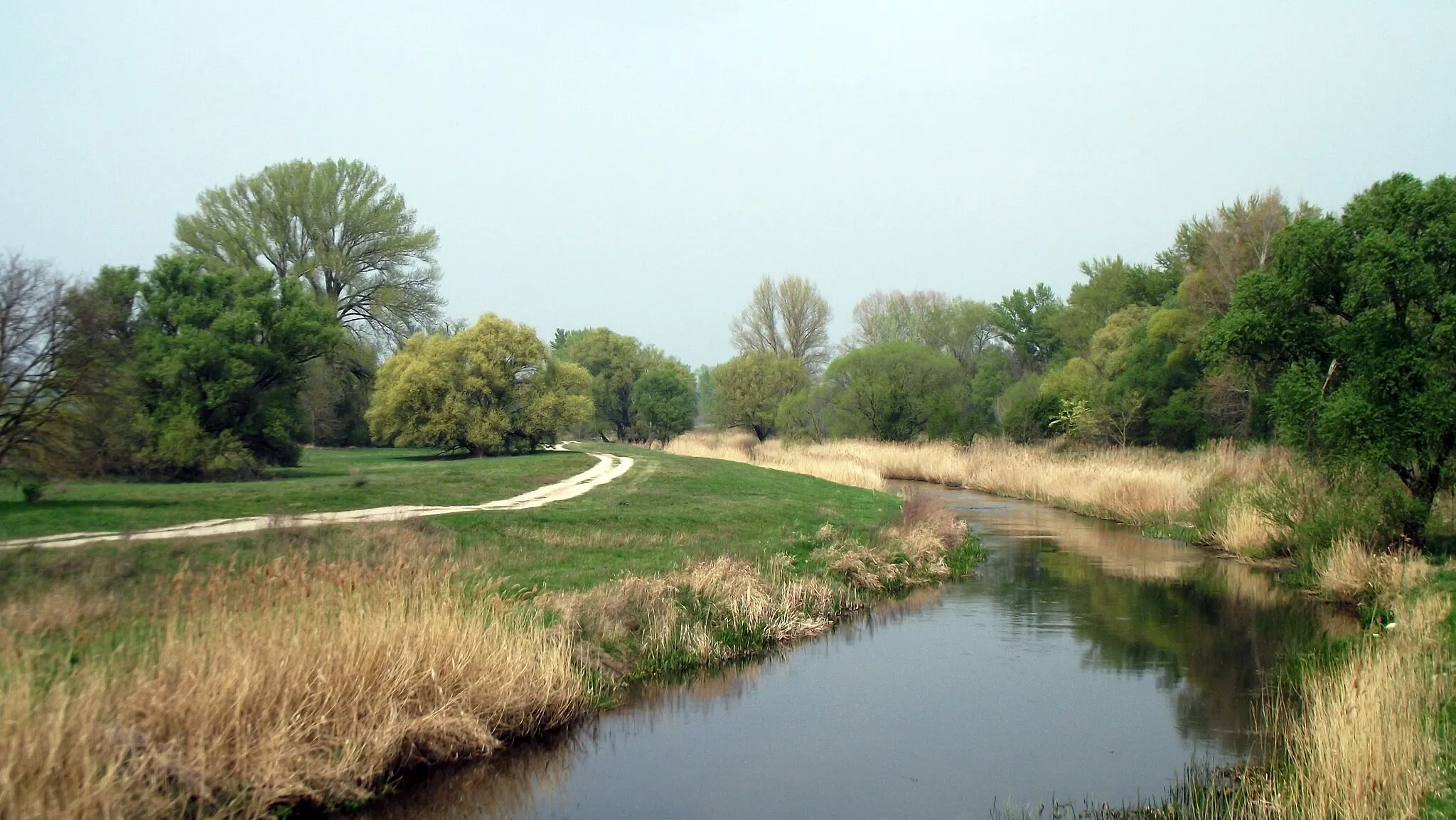 Photo showing: A Marcal folyó Mórichidánál 2014 tavaszán.