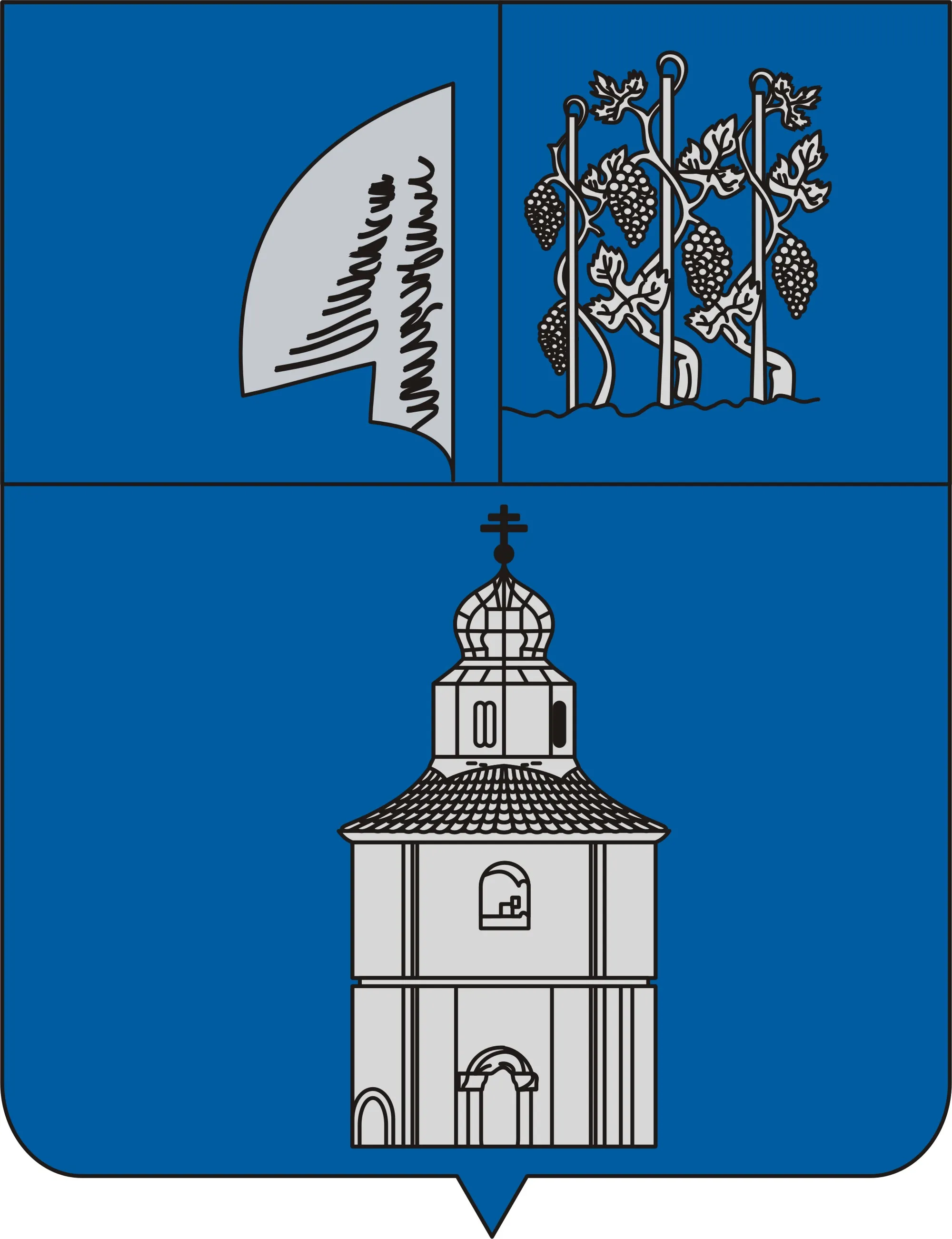 Photo showing: Coat of arms of Pápoc, Hungary