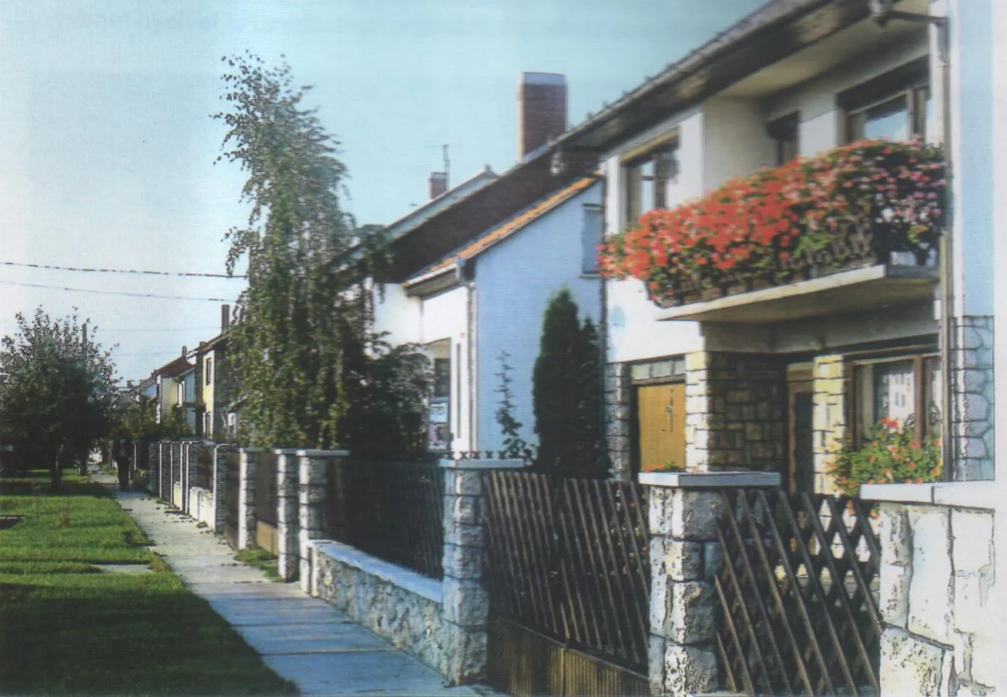 Photo showing: Rábapatonai falukép