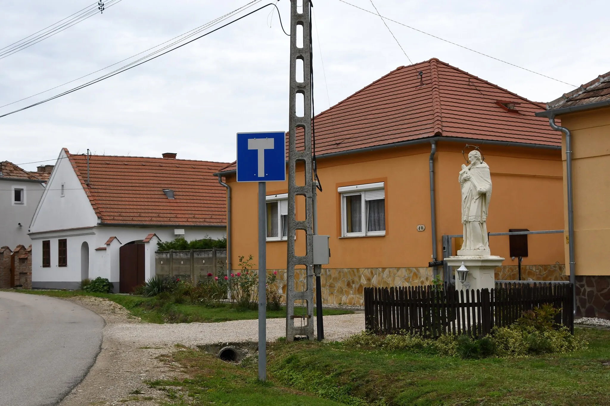 Photo showing: Statue of John of Nepomuk (Röjtökmuzsaj)