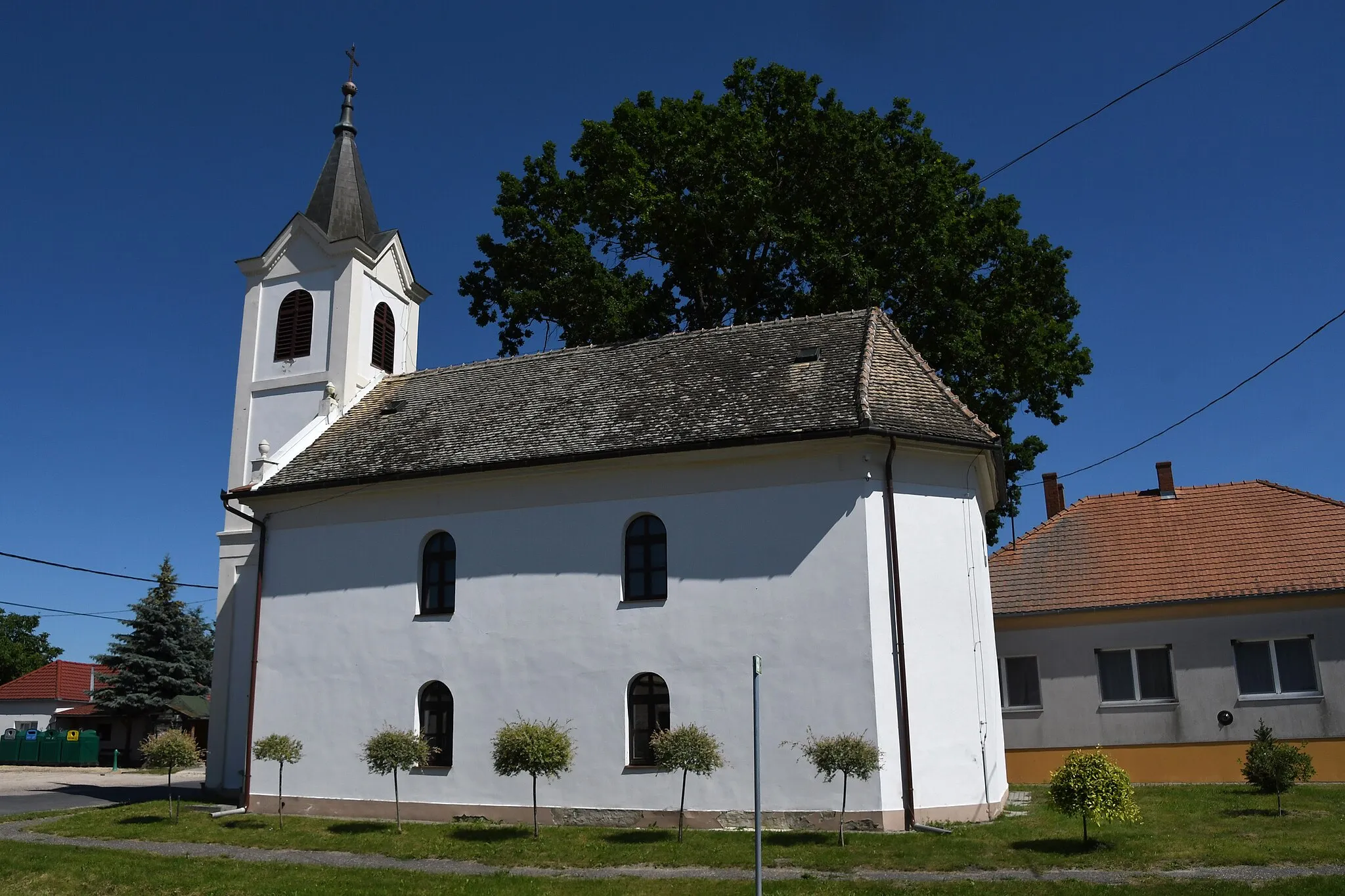 Photo showing: Lutheran church in Rábcakapi, Hungary