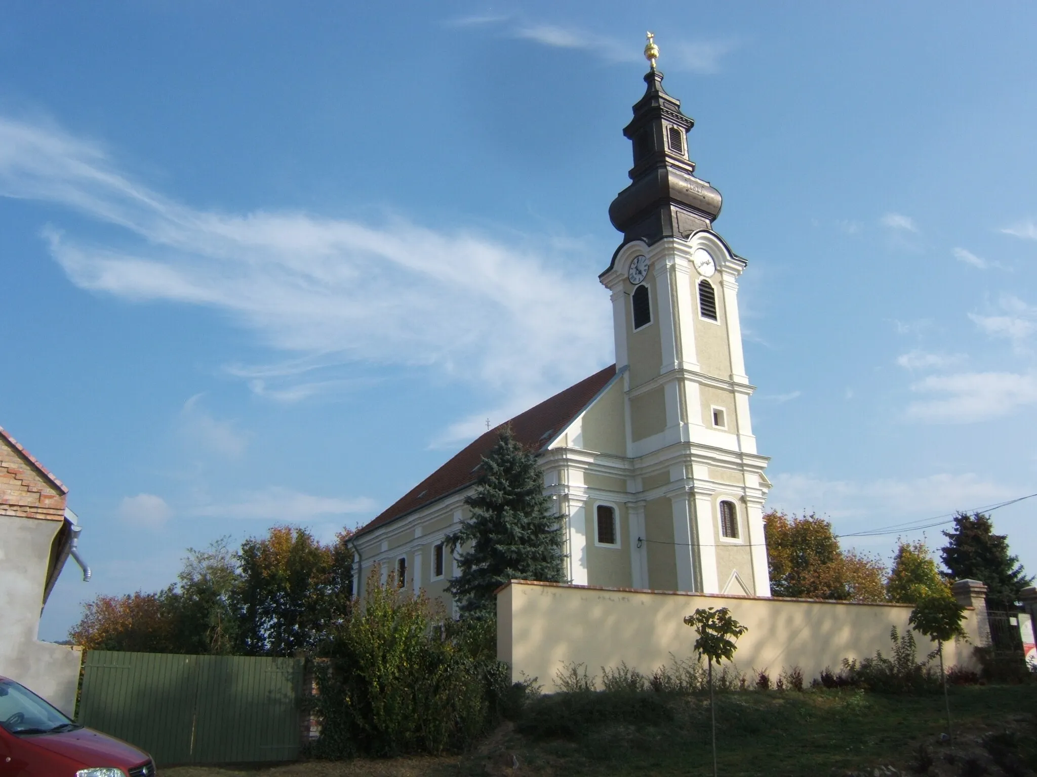 Photo showing: Felpéc, evangélikus templom, középkori részletekkel barokk, 1776-1777. azonosító: 4044 törzsszám: 3530- Győr-Moson-Sopron
m., Felpéc, Dózsa György u.