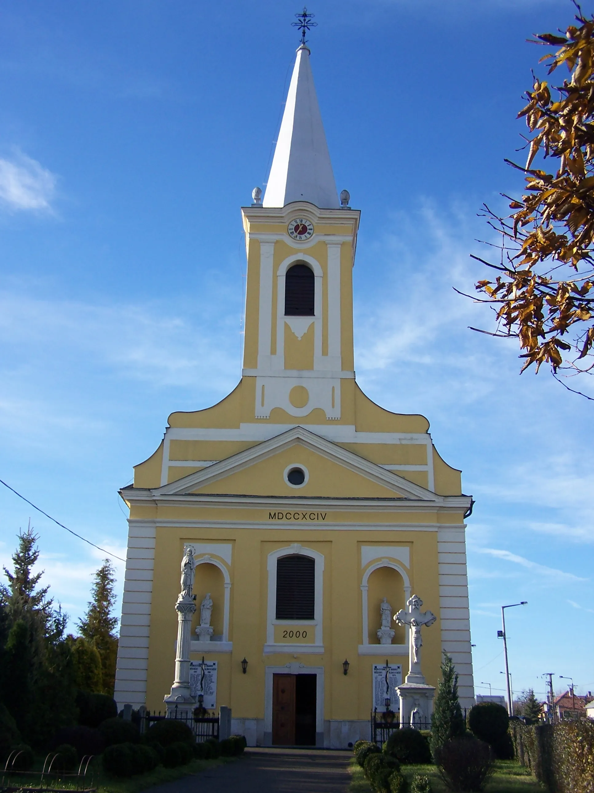 Photo showing: Keresztelő Szent János fejvétele római katolikus templom (Vitnyéd, Fő u. 50.)