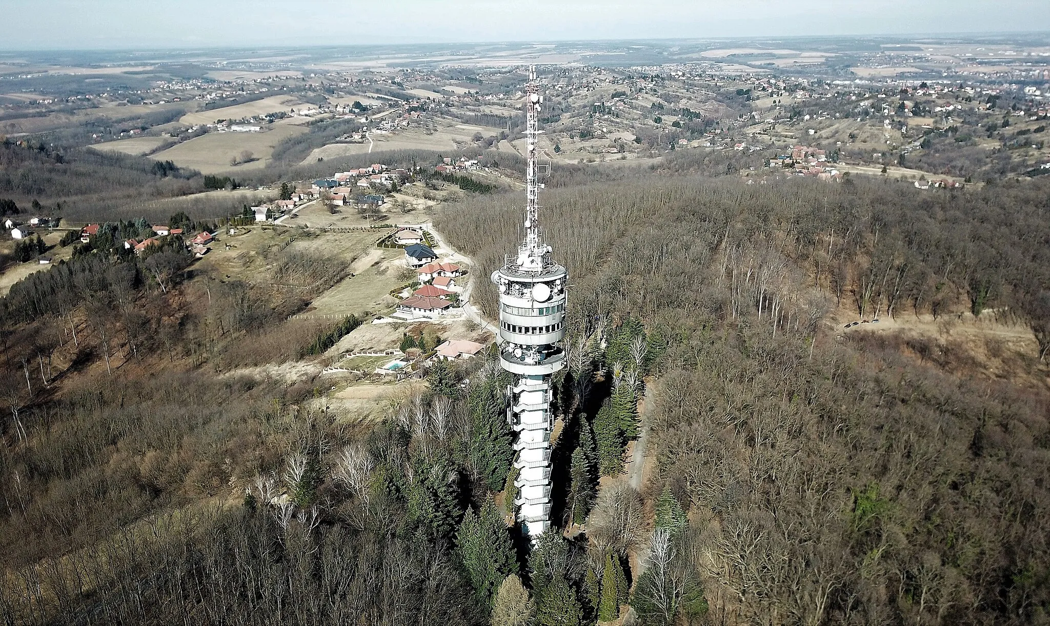Photo showing: Bazita TV Tower, Zalaegerszeg, Hungary