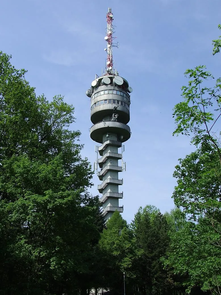 Photo showing: Tévétorony Bazitán (Zalaegerszeg)