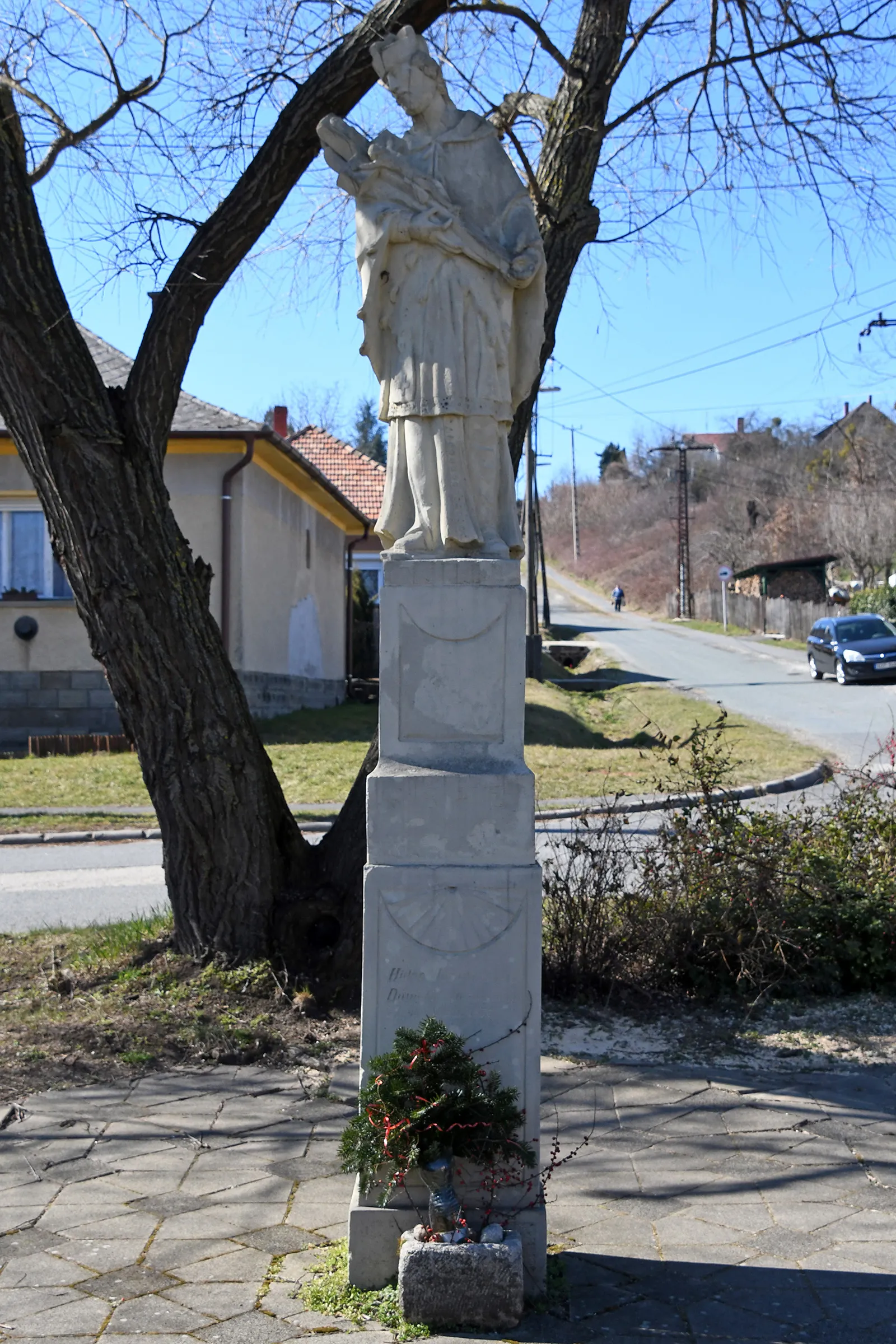 Photo showing: Statue of Saint John of Nepomuk by the Csapás-árok in Vasvár, Hungary