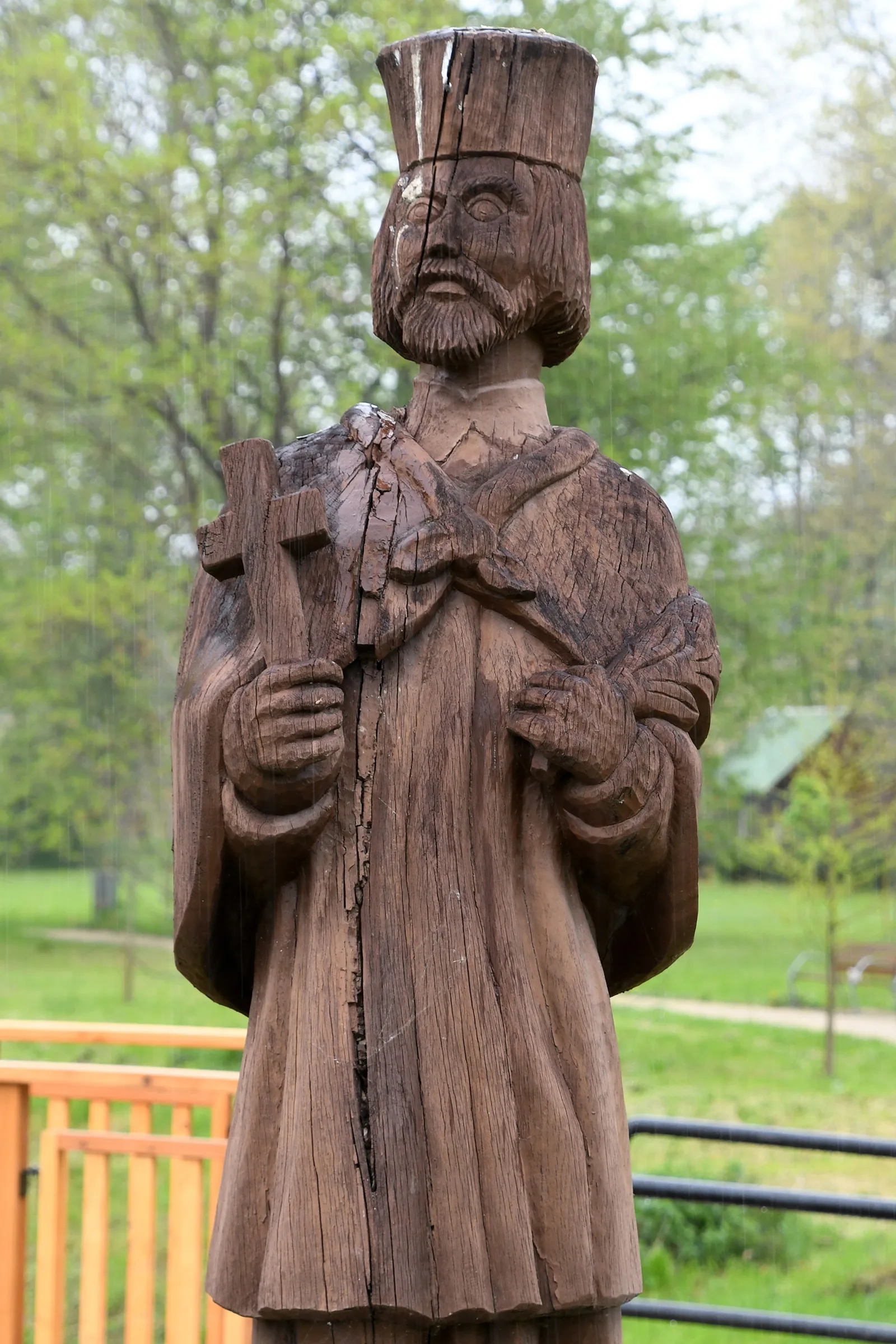 Photo showing: Statue of Saint John of Nepomuk in Letenye, Hungary