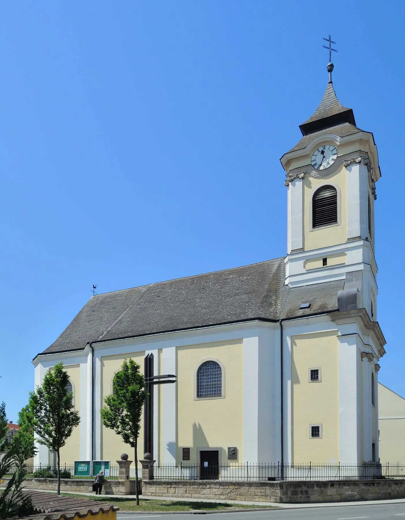 Photo showing: Church in Trausdorf an der Wulka, Burgenland, Austria