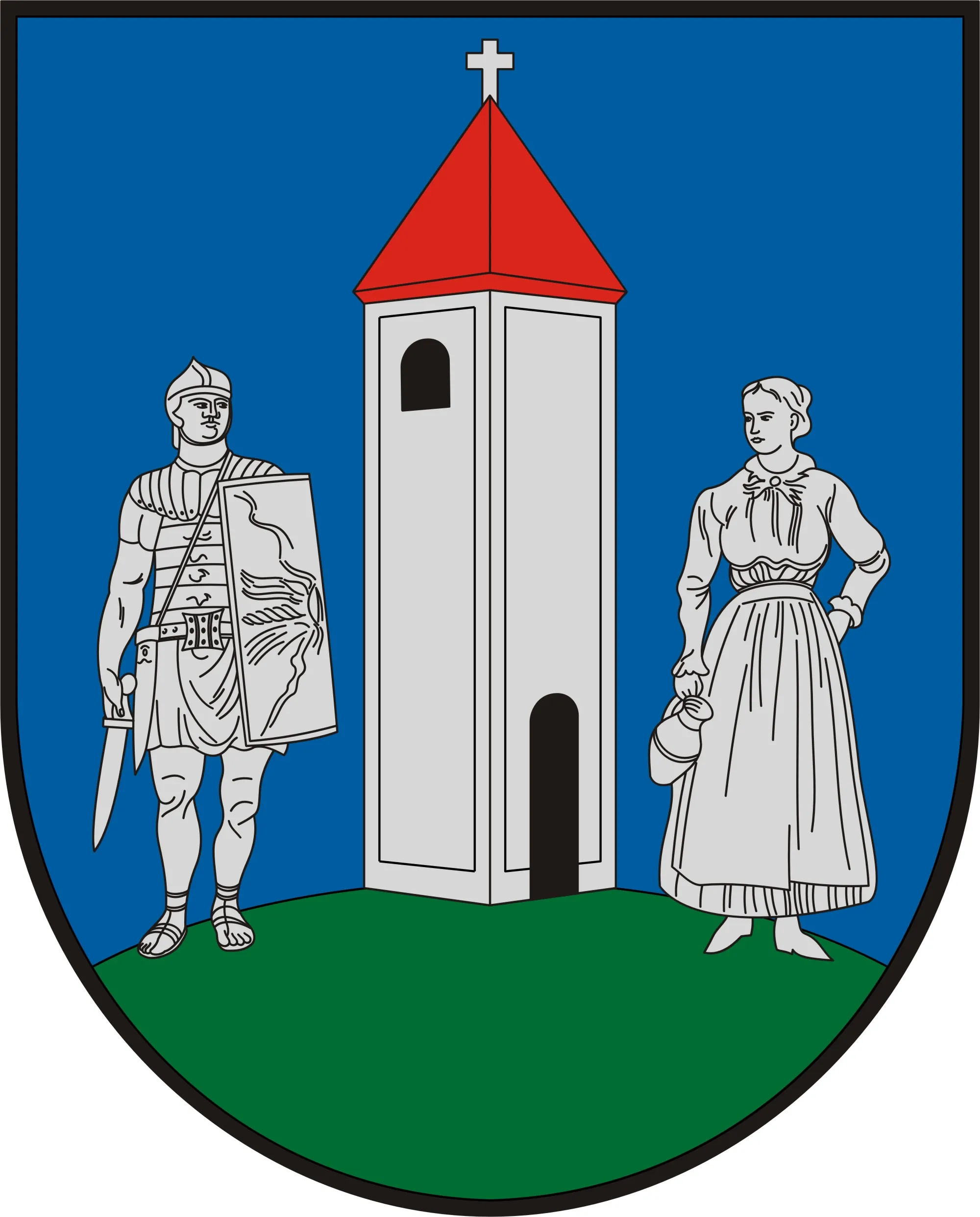 Photo showing: Coat of arms of Katafa, Hungary