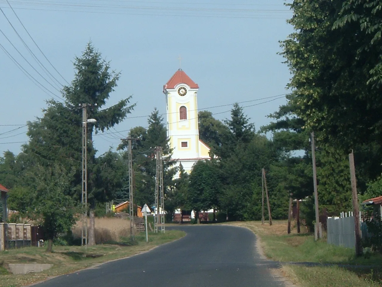 Photo showing: Győrvár, Hungary. Árpád-házi Szent Erzsébet római katolikus templom