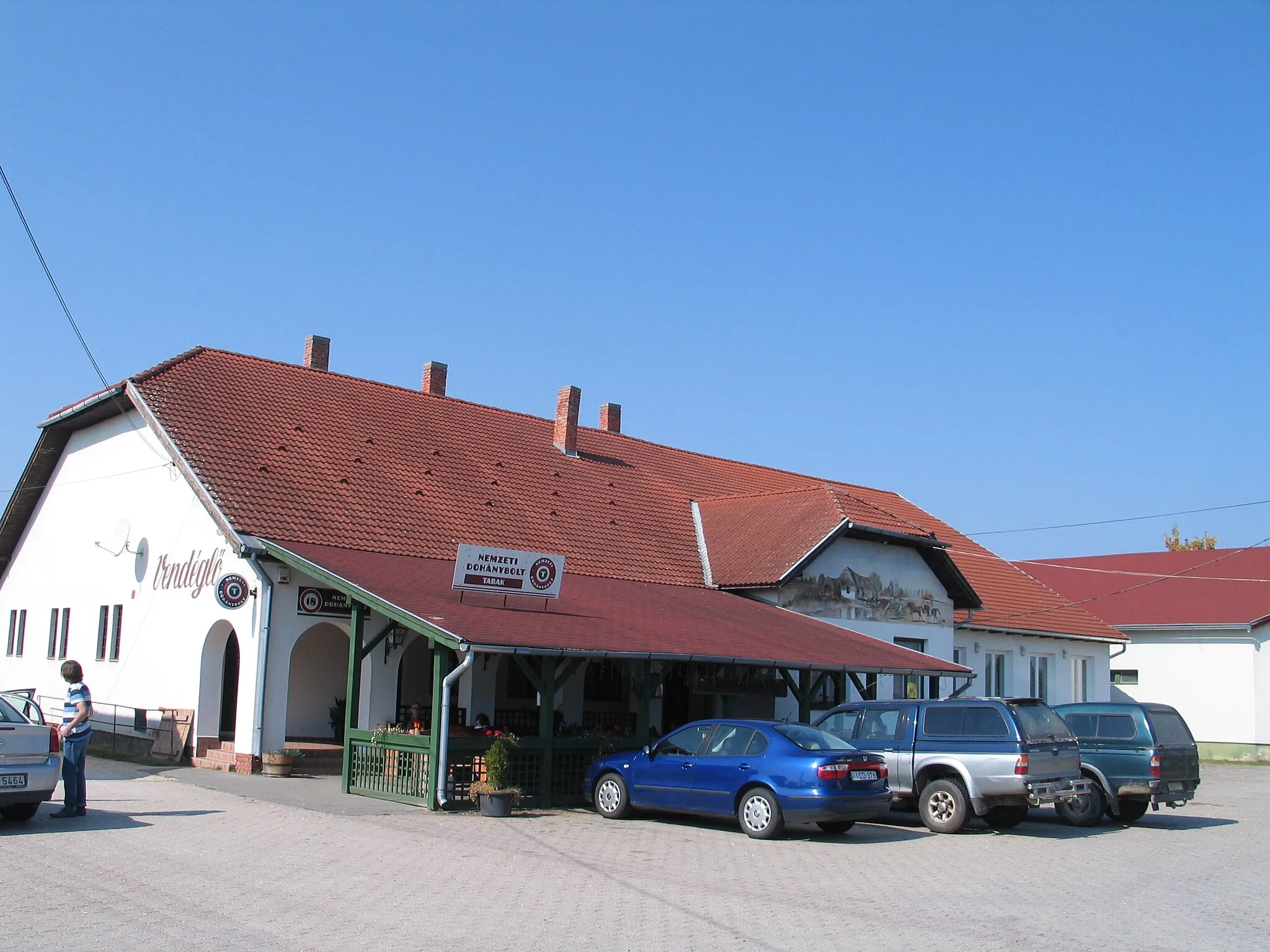 Photo showing: The restaurant in Zalabaksa village in Hungary