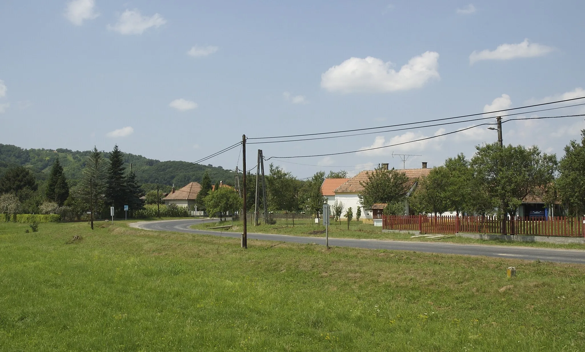 Photo showing: A view of Kányavár village (Zala county, Hungary)