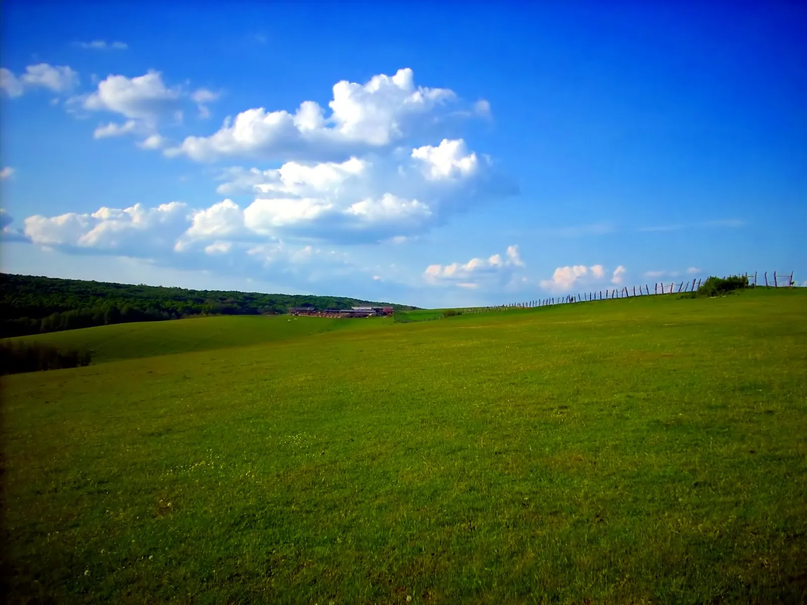 Photo showing: Landscape, near Szentliszló, Hungary.