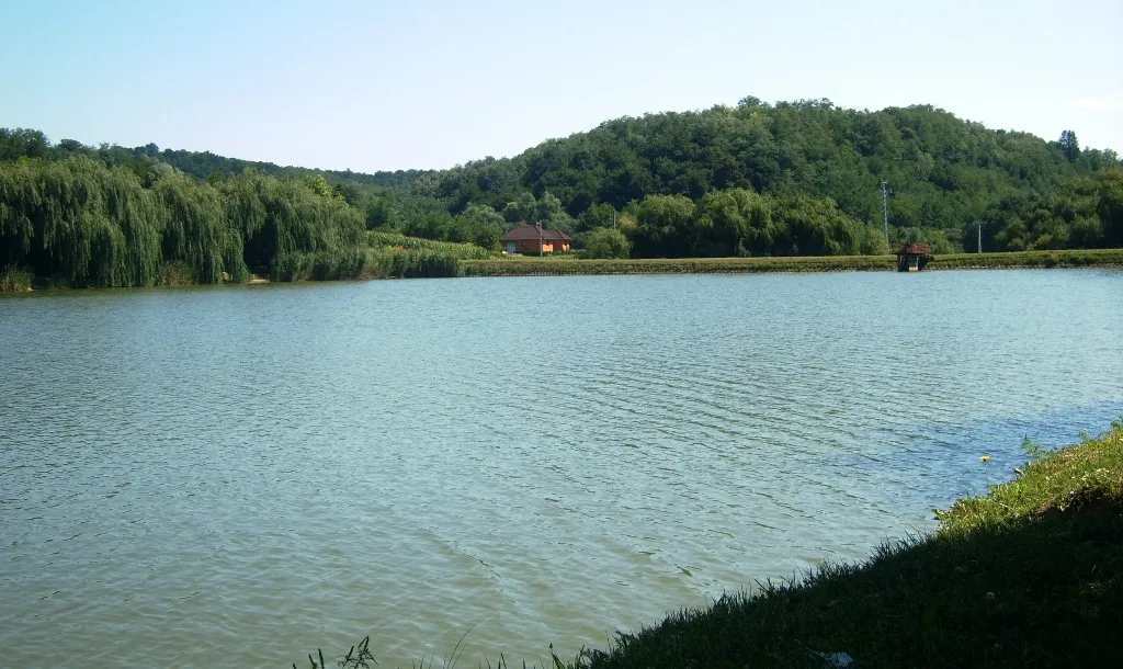 Photo showing: Lake in Csatár, Zala county