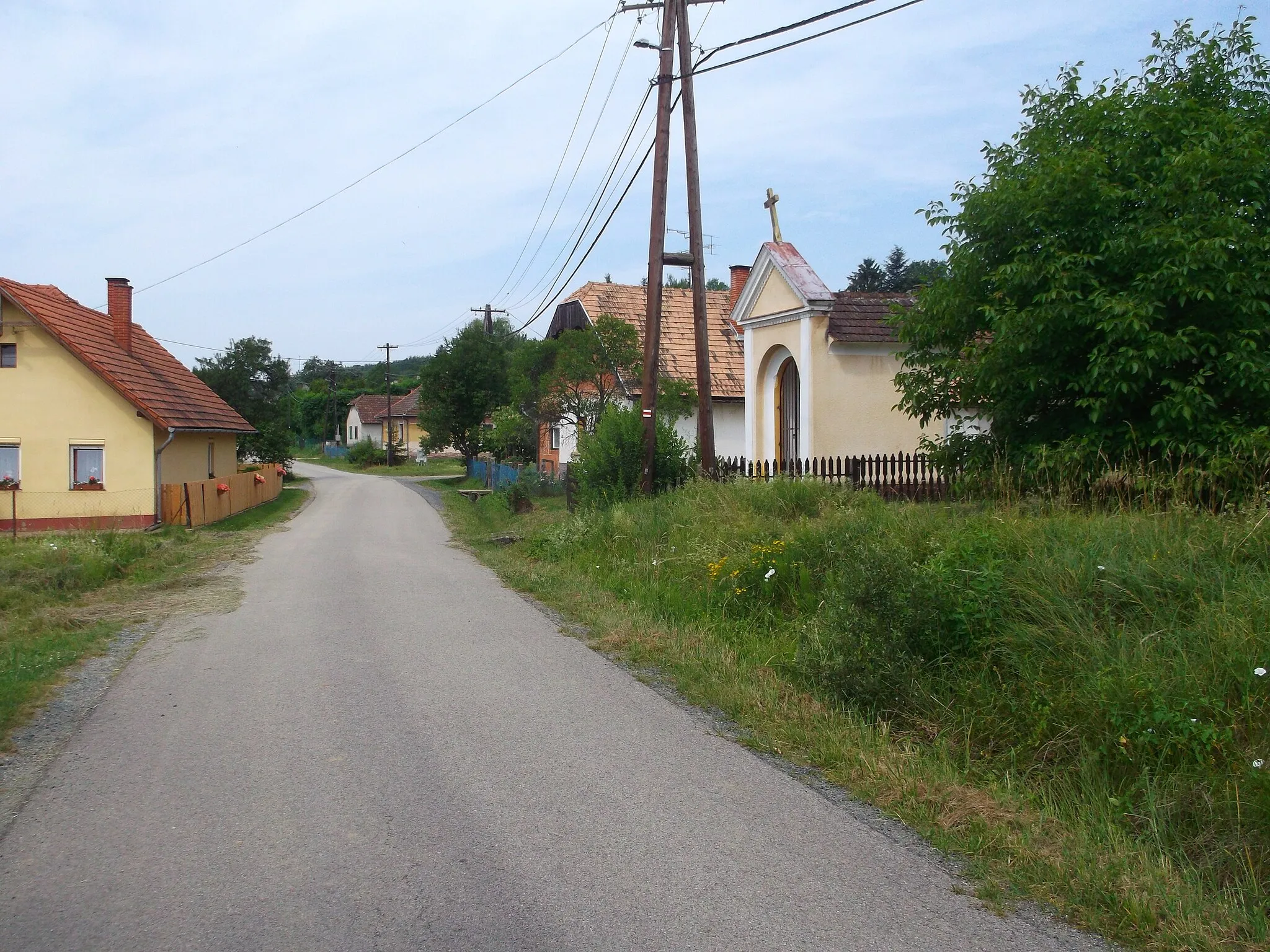 Photo showing: Farkasfa (Szentgotthárd), Fővég Street
