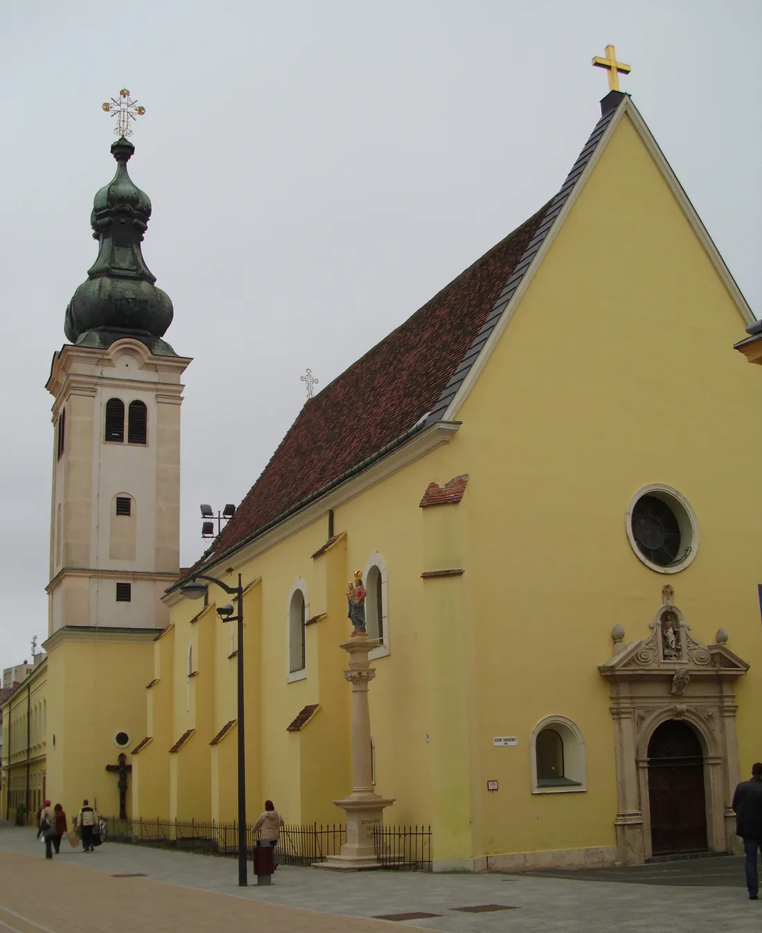 Photo showing: Árpád-házi Szent Erzsébet Ferences templom (Szombathely, Aréna utca 1/A.)