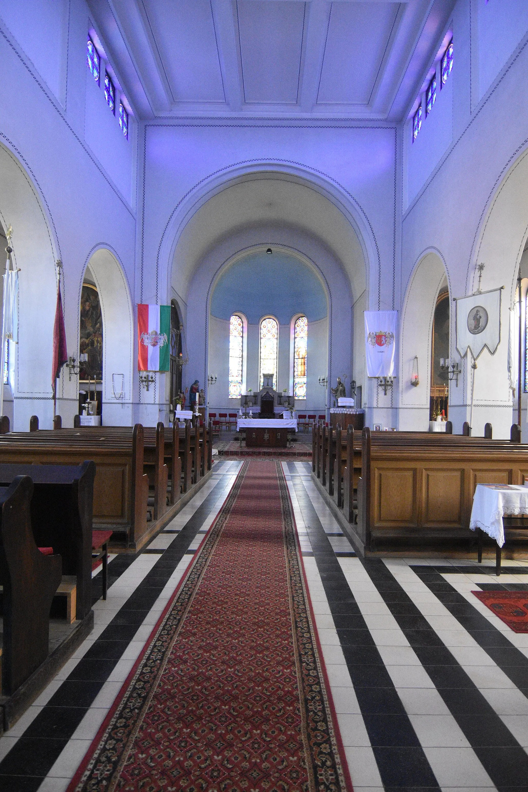 Photo showing: Szent Miklós templom, (Ivánc) - Interior