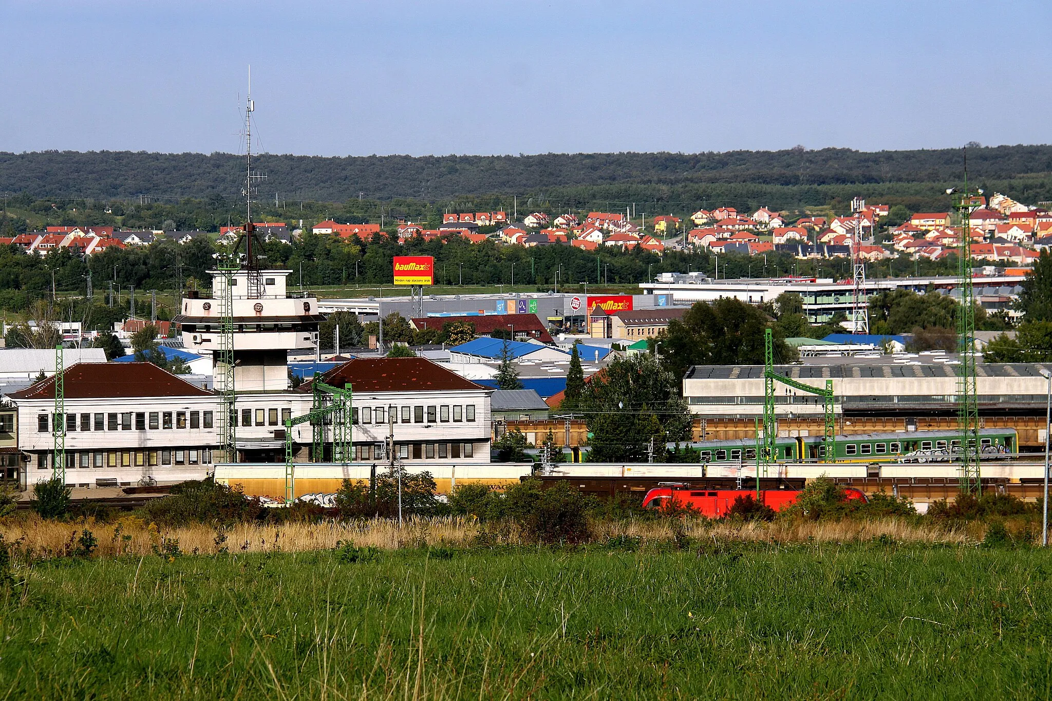 Photo showing: Freight station of GYSEV in Sopron