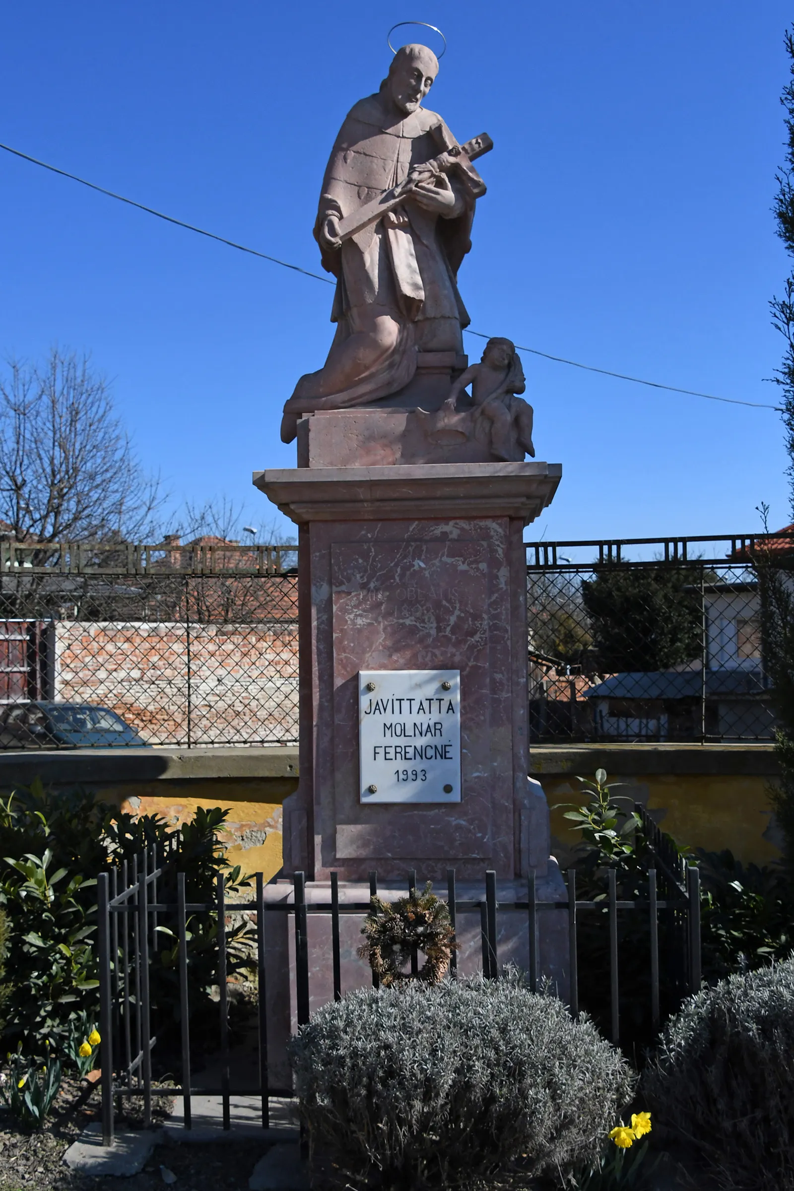 Photo showing: Statue of Saint John of Nepomuk in Kaszaháza, Zalaegerszeg, Hungary