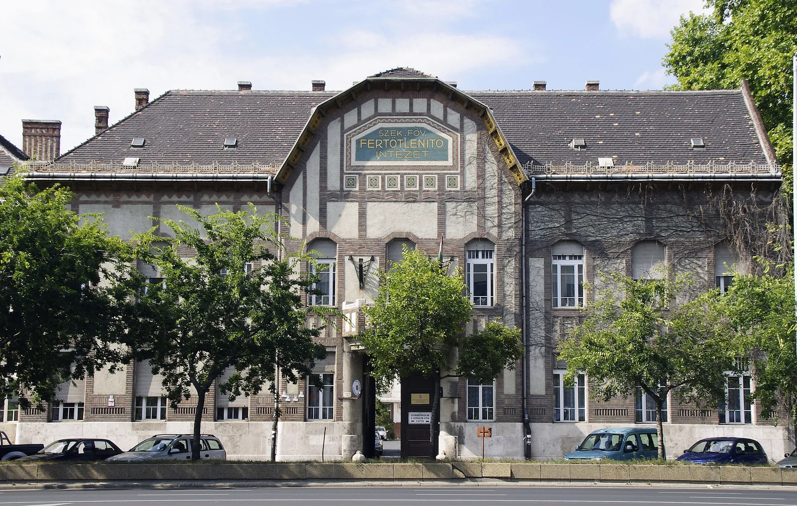 Photo showing: Fertőtlenítő Intézet (Budapest 13, Váci út 172.)
