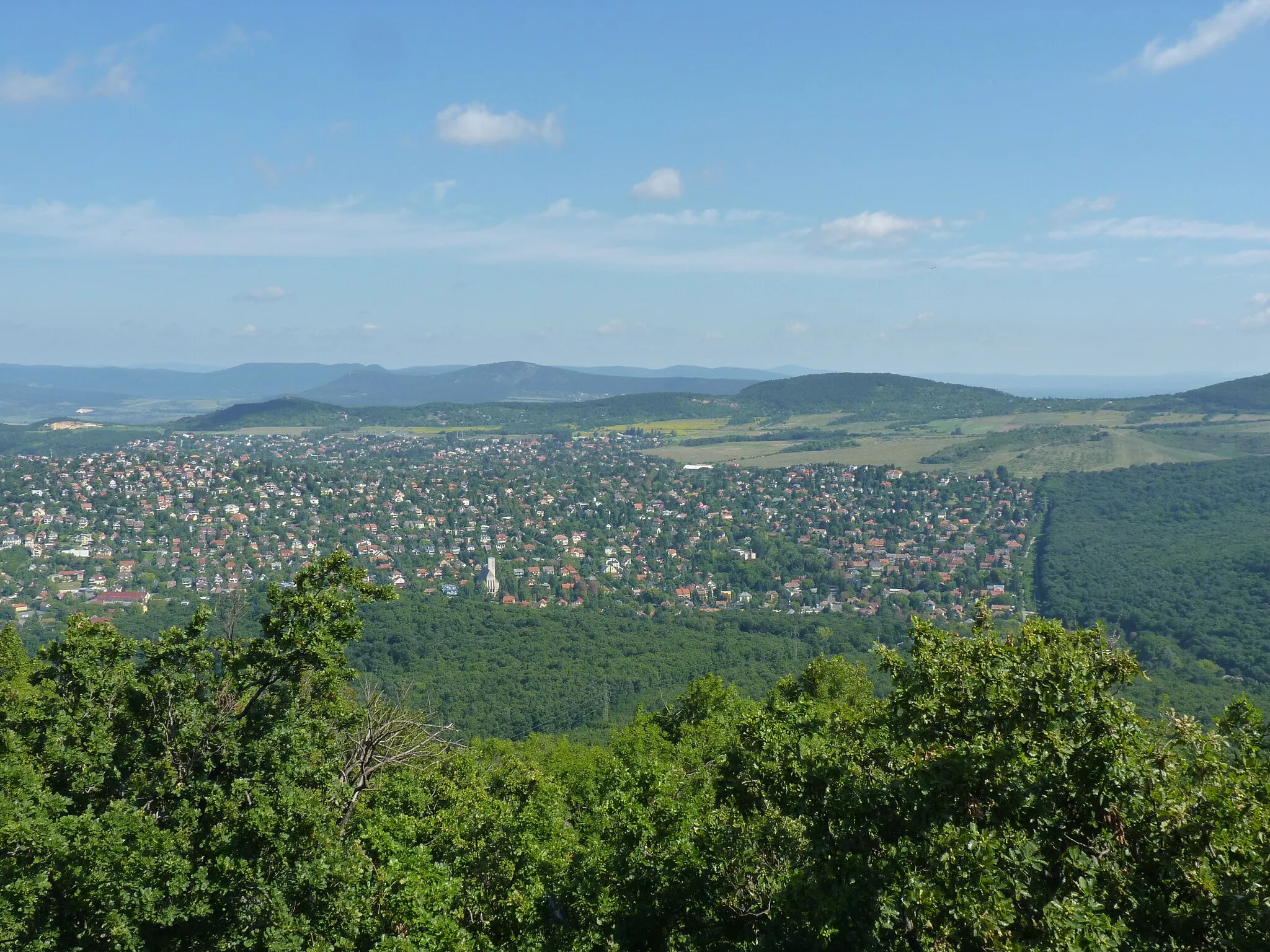 Photo showing: View from Nagy Hárs Hill