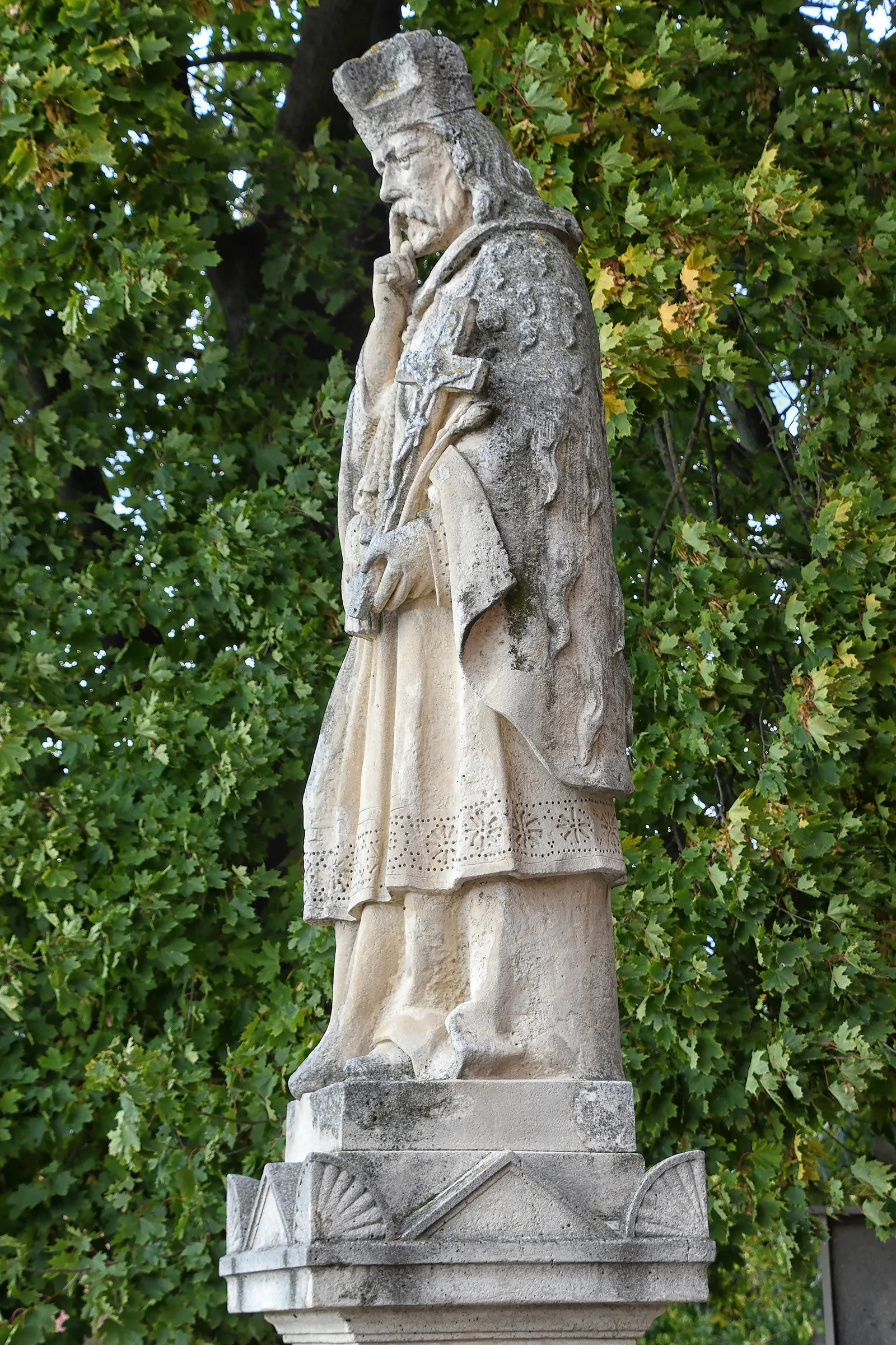 Photo showing: Statue of John of Nepomuk (Újhartyán)