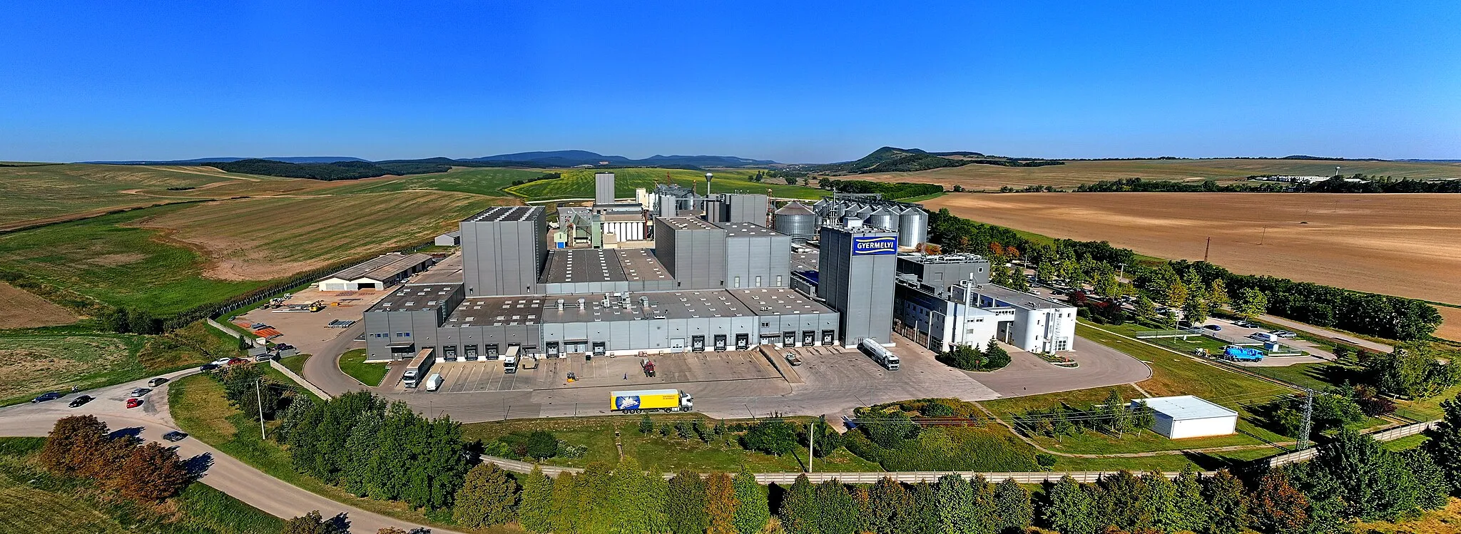 Photo showing: Pasta factory in Gyermely, Hungary