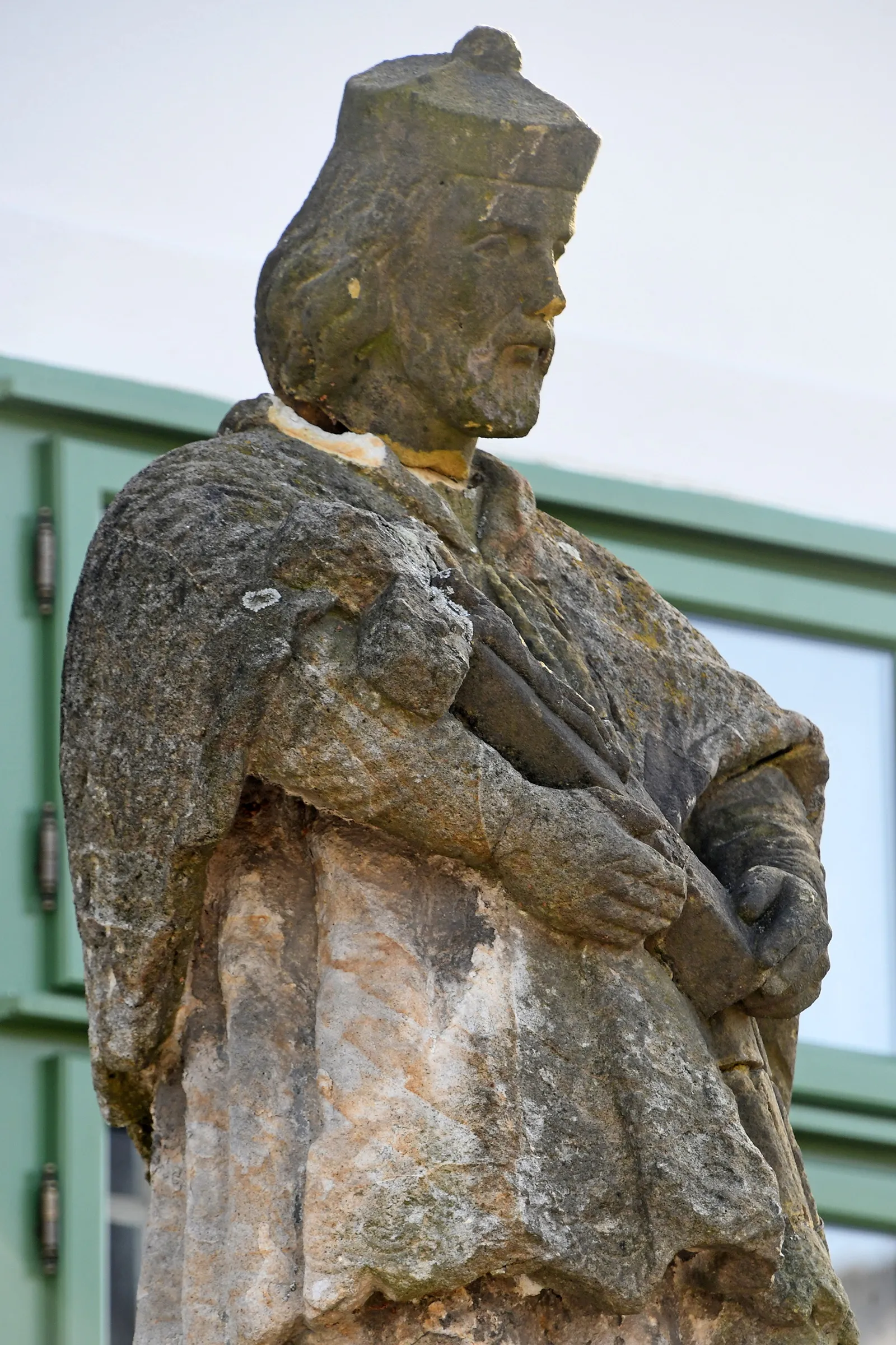 Photo showing: Statue of Saint John of Nepomuk in Perbál, Hungary