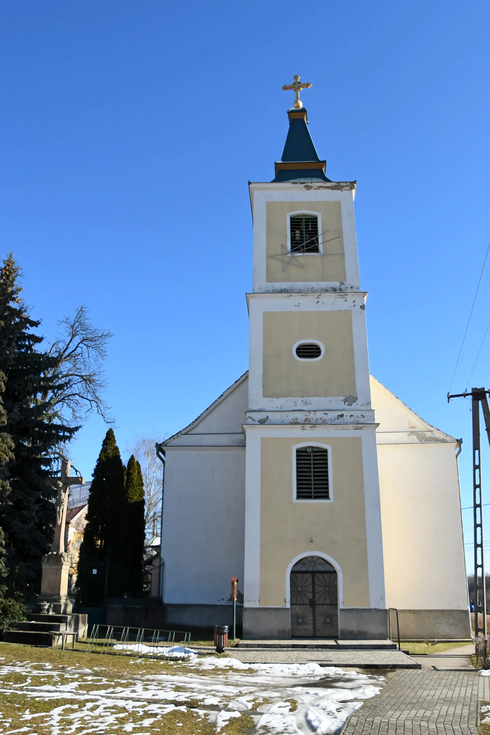 Photo showing: Roman Catholic church in Keszeg, Hungary