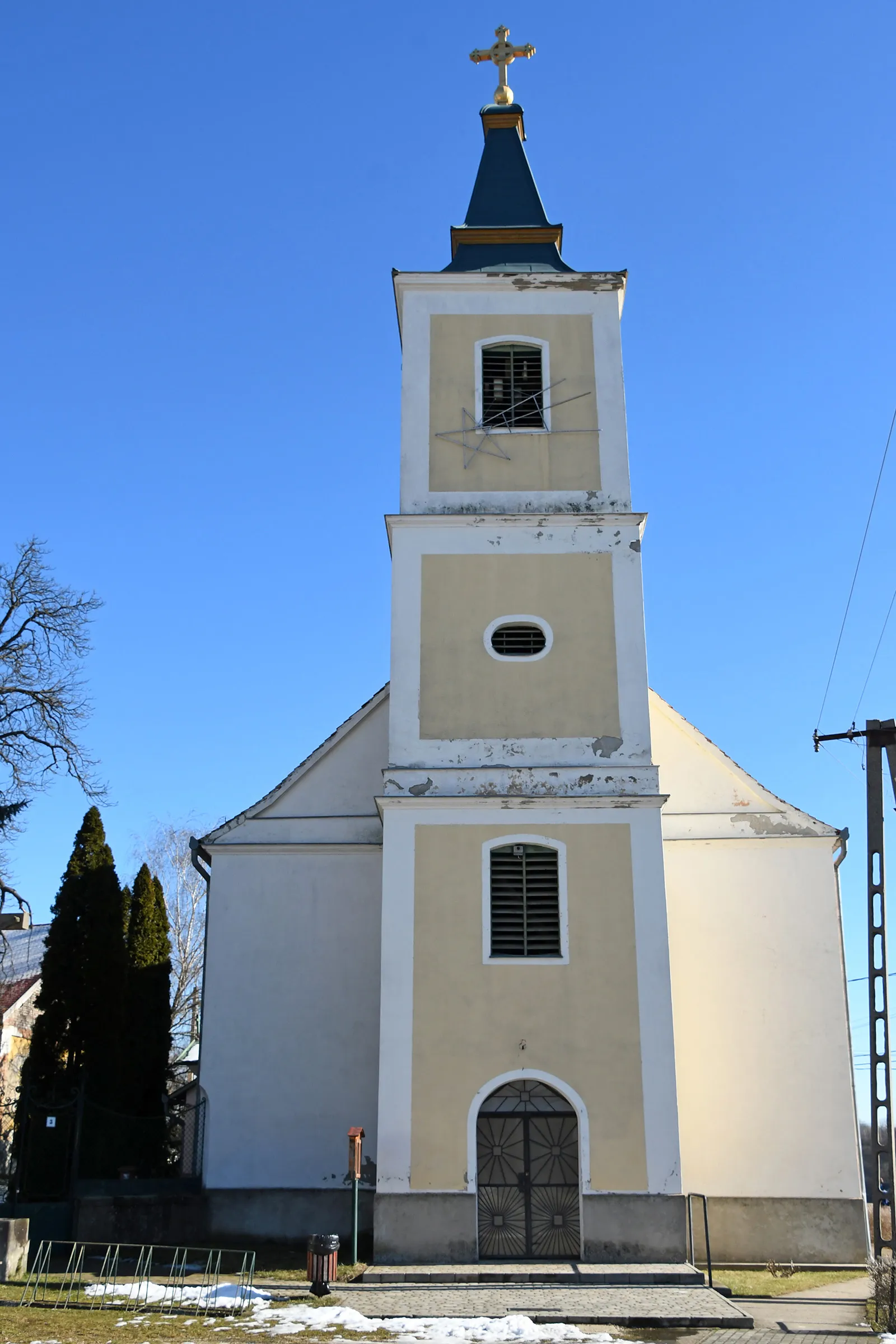 Photo showing: Roman Catholic church in Keszeg, Hungary