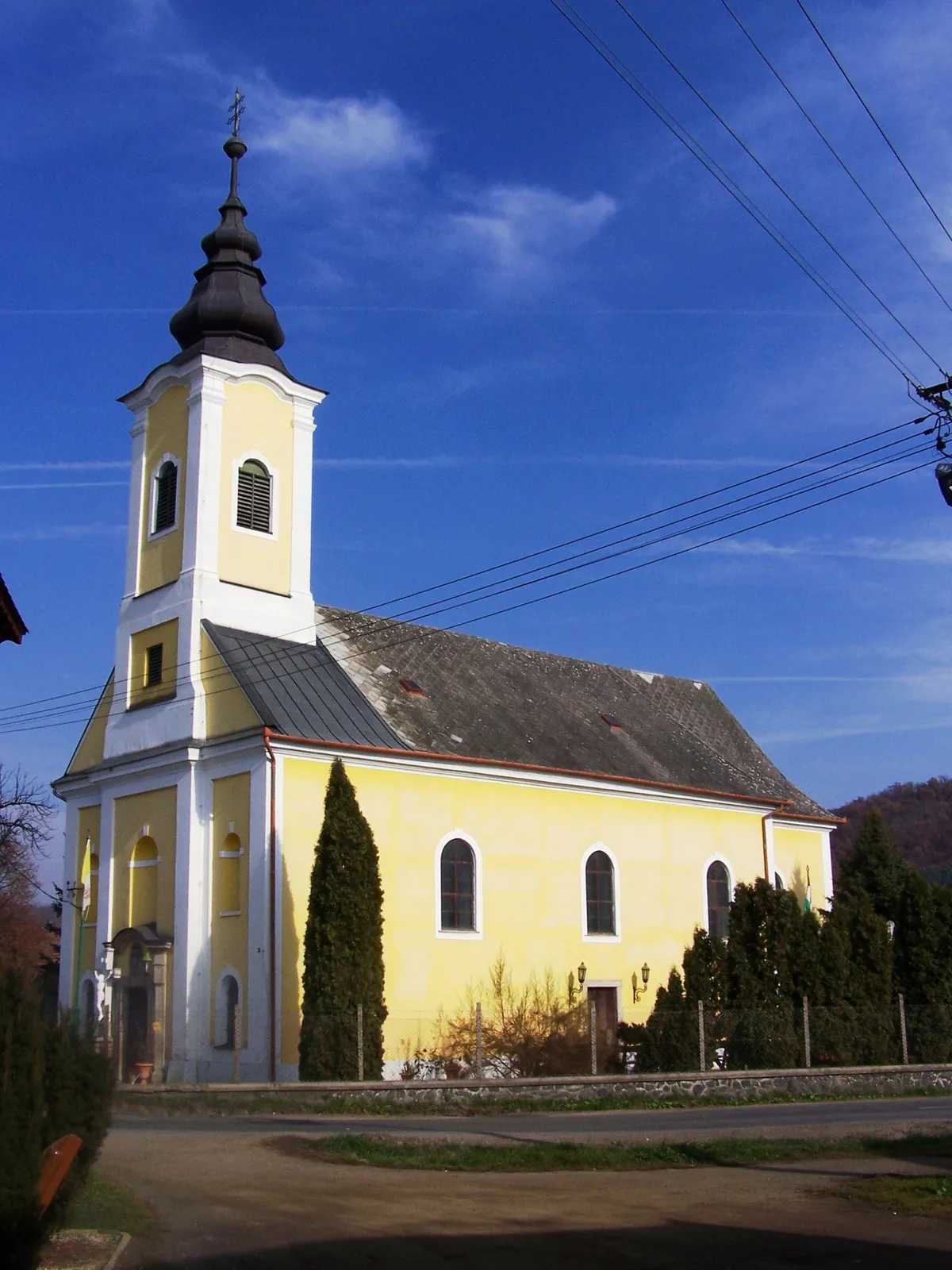 Photo showing: Szent Lőrinc római katolikus templom (Püspökhatvan, Szabadság út 1.)