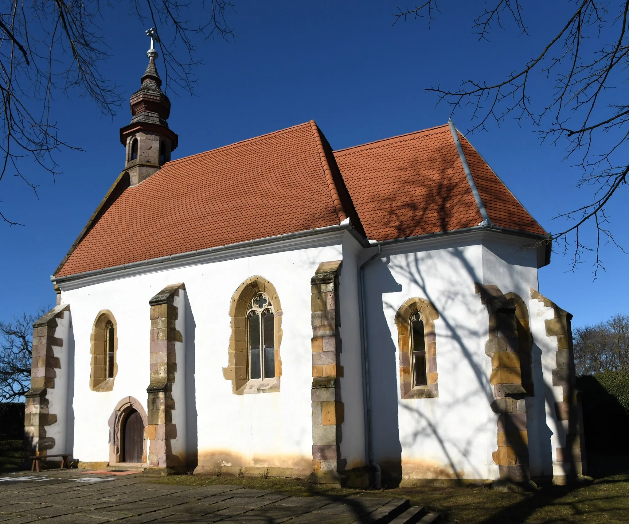 Photo showing: Roman Catholic church in Nógrádsáp, Hungary