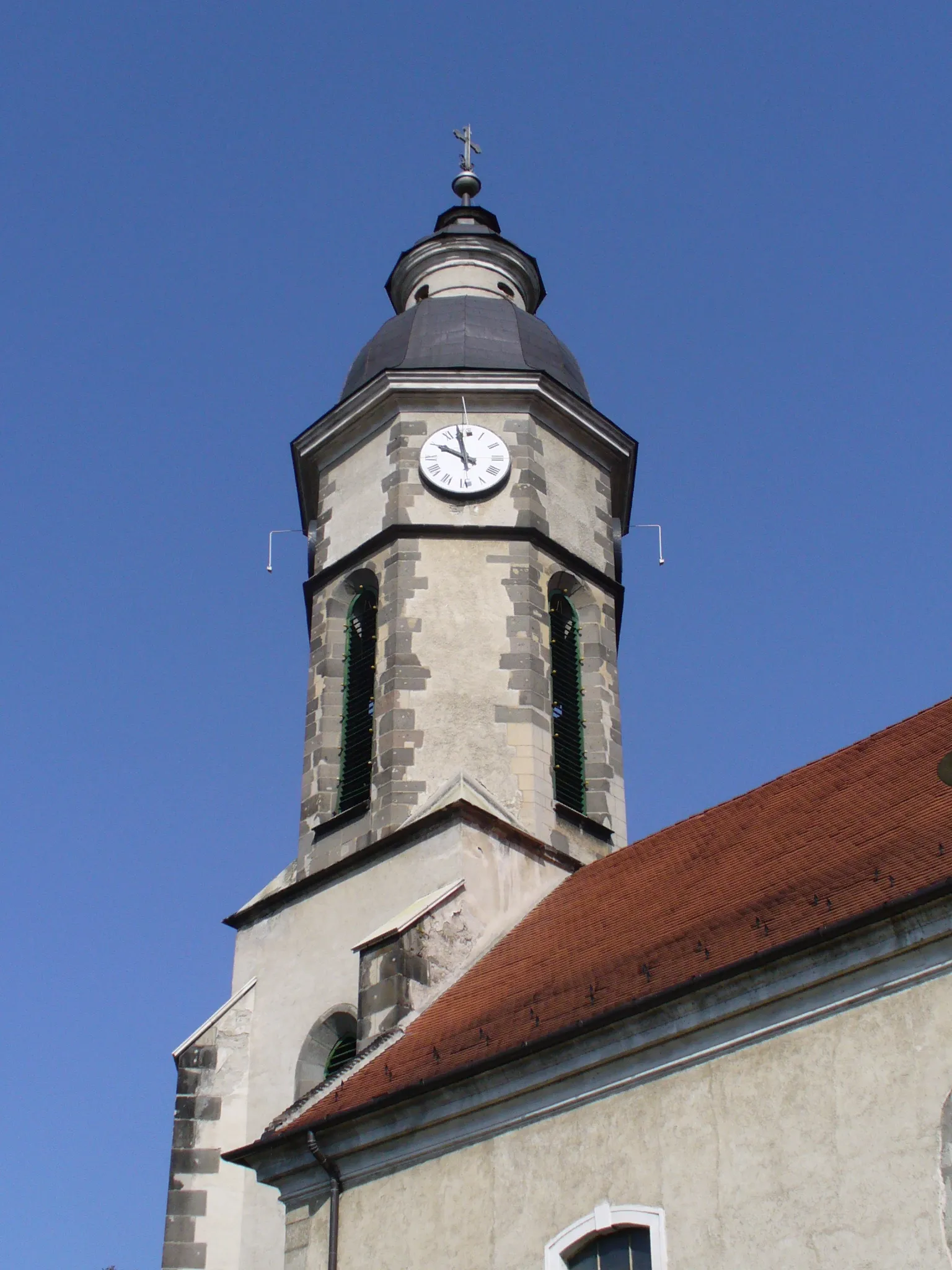 Photo showing: The church of Nagymaros, Hungary