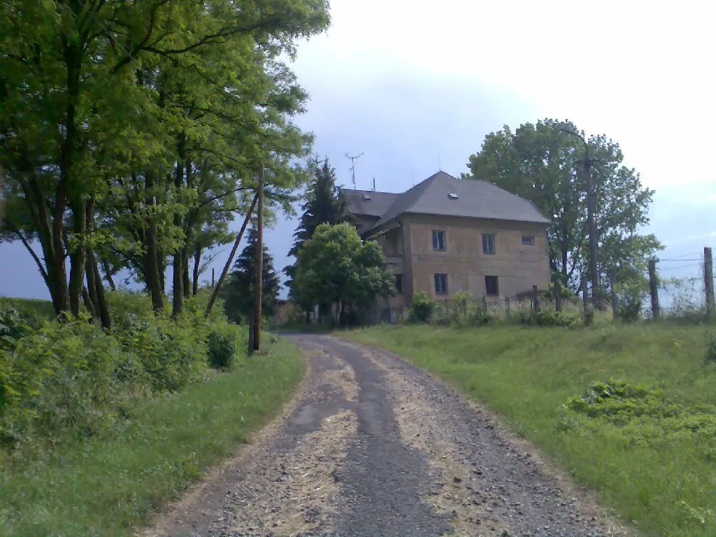 Photo showing: road between Tésa and Ipolyvisk (Vyskovce)