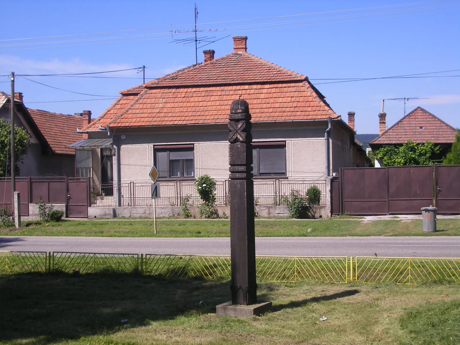 Photo showing: Salka/Ipolyszalka - kopjafa memorial