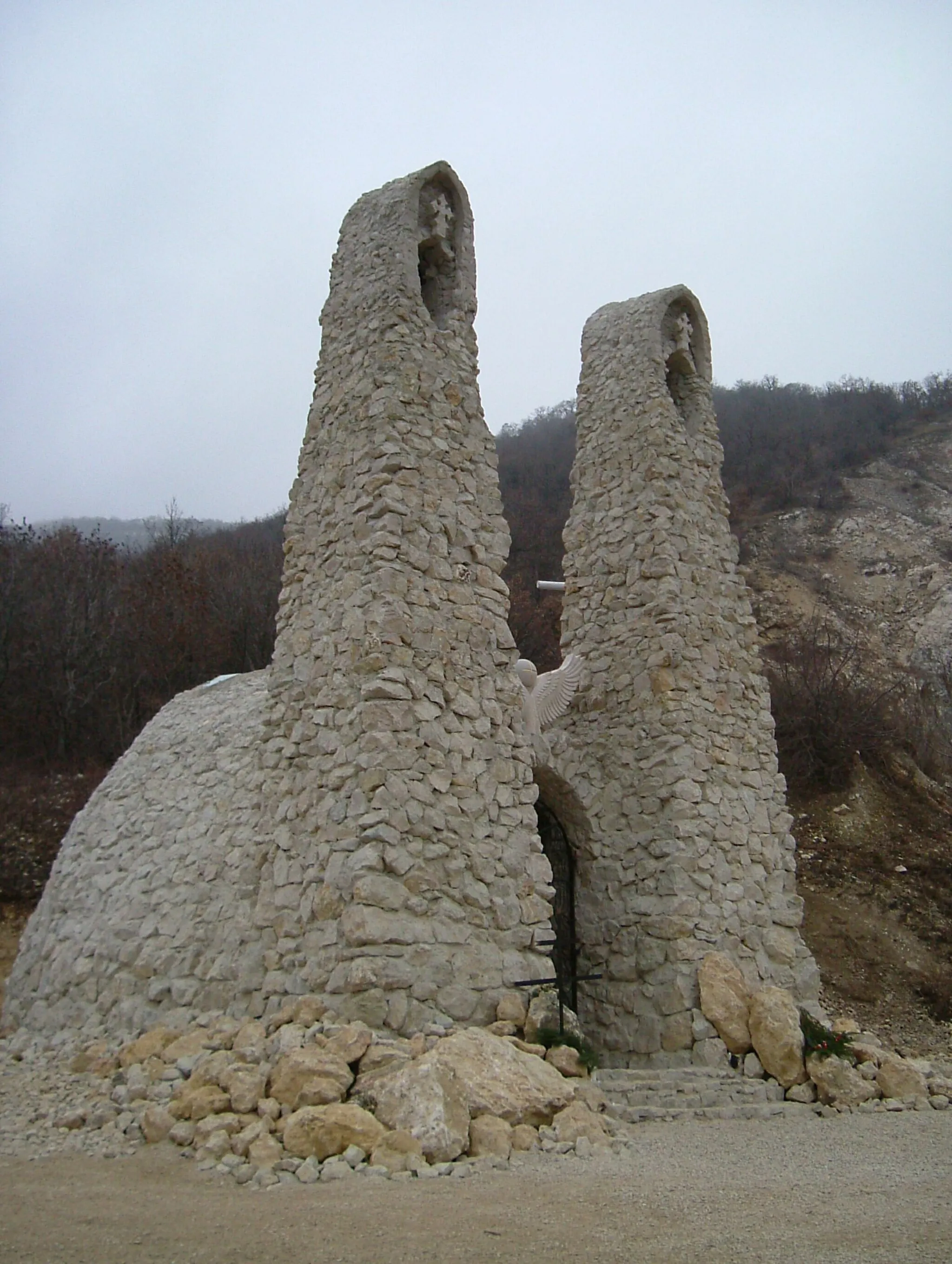 Photo showing: Blessed Virgin Mary Chapel. Pilisszántó, Hungary.