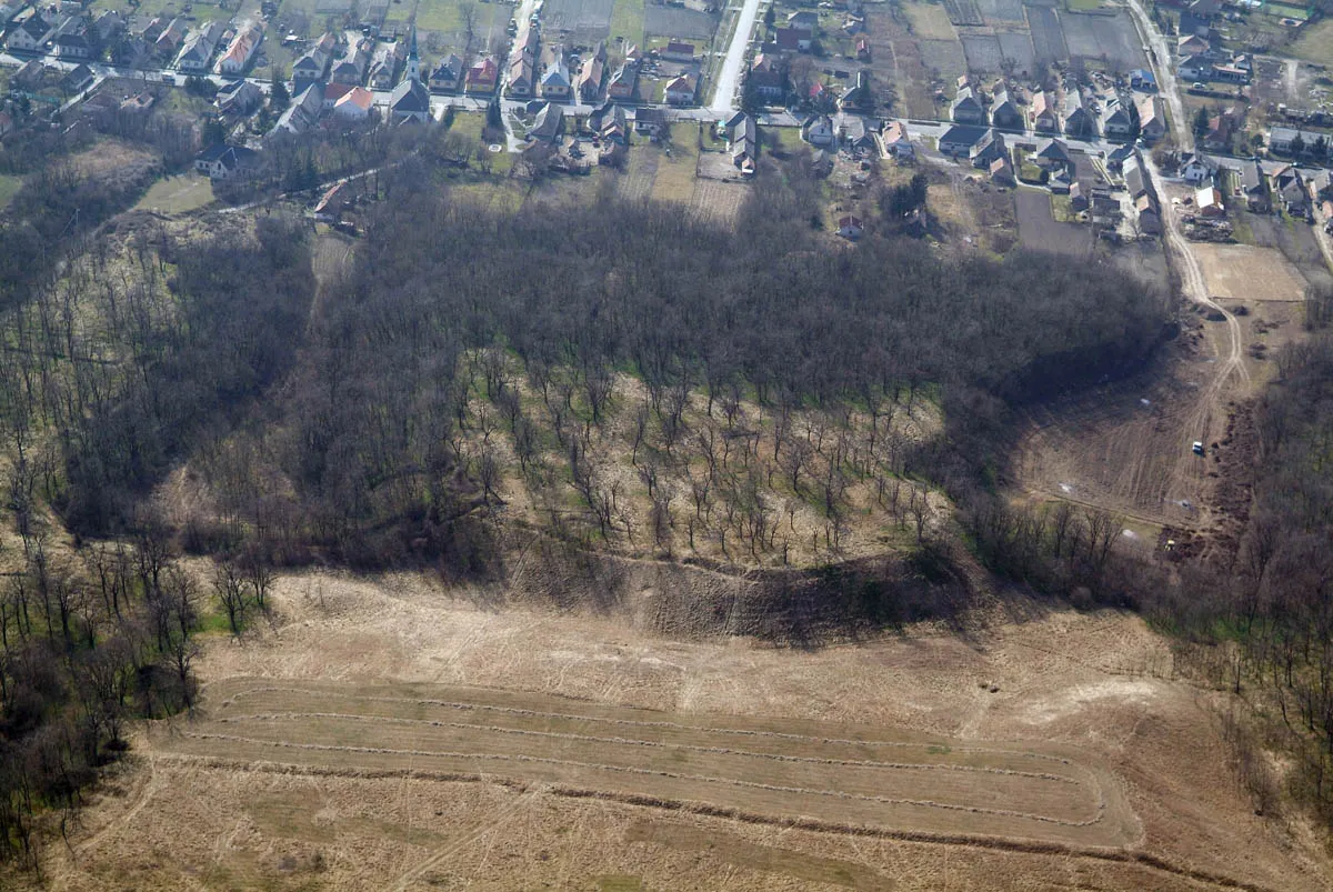 Photo showing: Kajászó, Hungary, aerial photography, castle