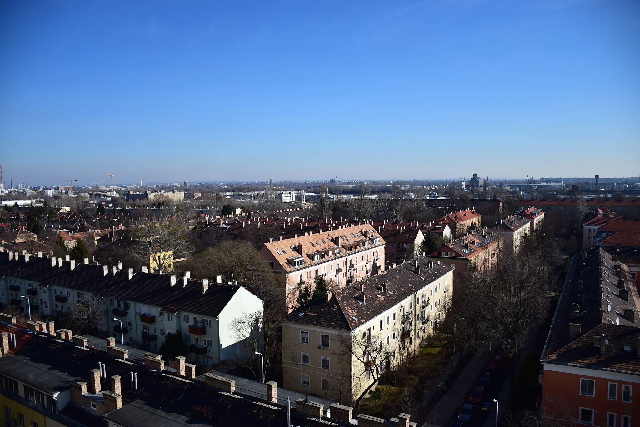 Photo showing: Albertfalva housing estate, Budapest