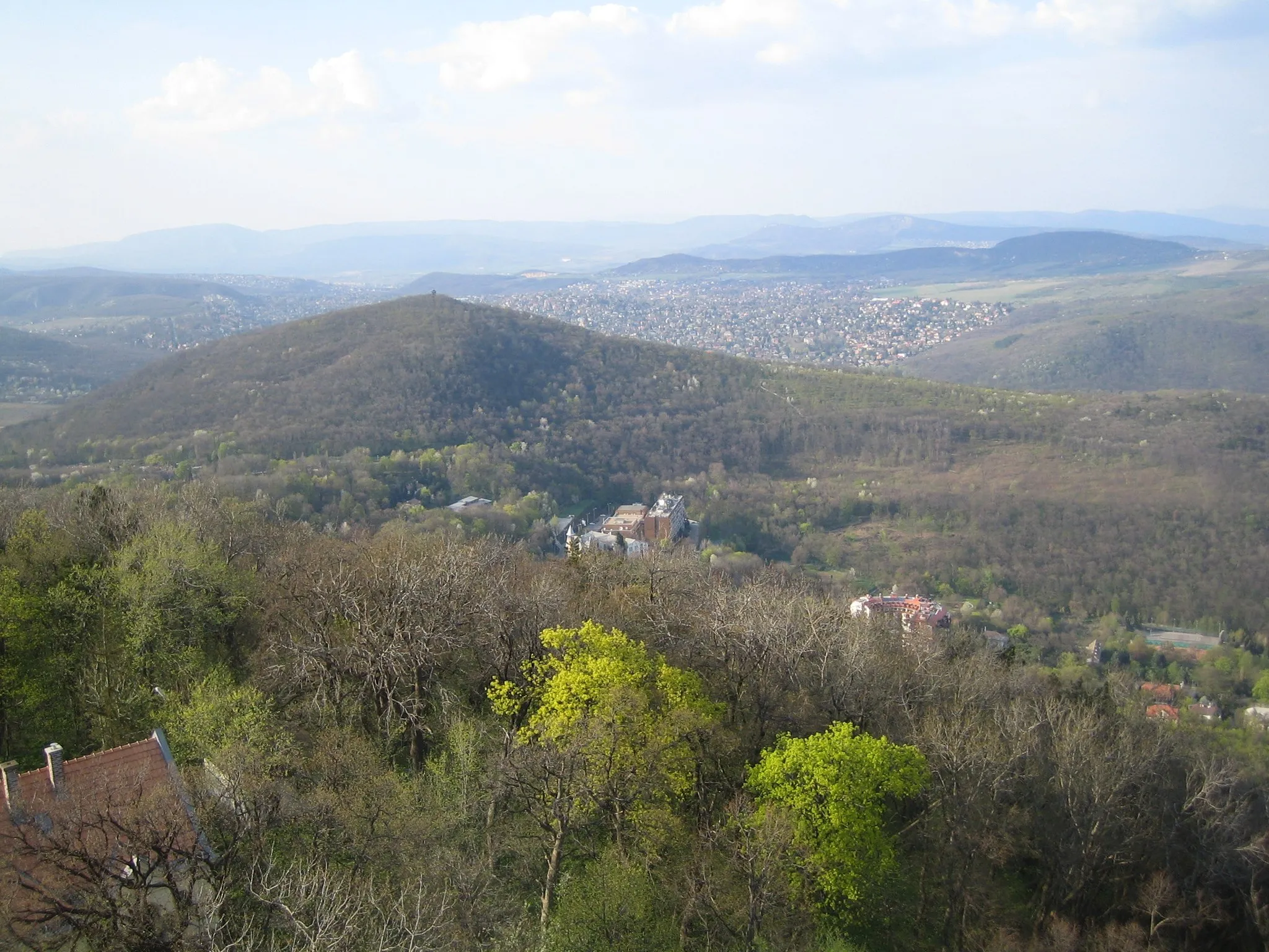 Photo showing: View from Janoshegy Hill Watchtower, Budapest