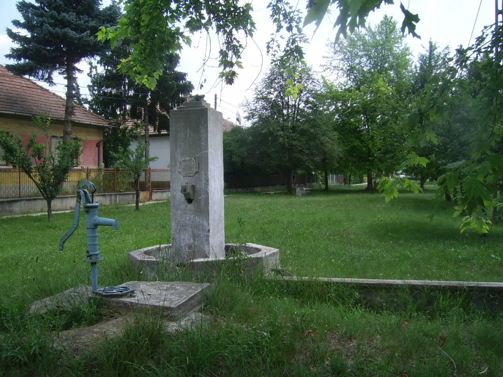 Photo showing: Kossuth well, Tápióbicske, Hungary