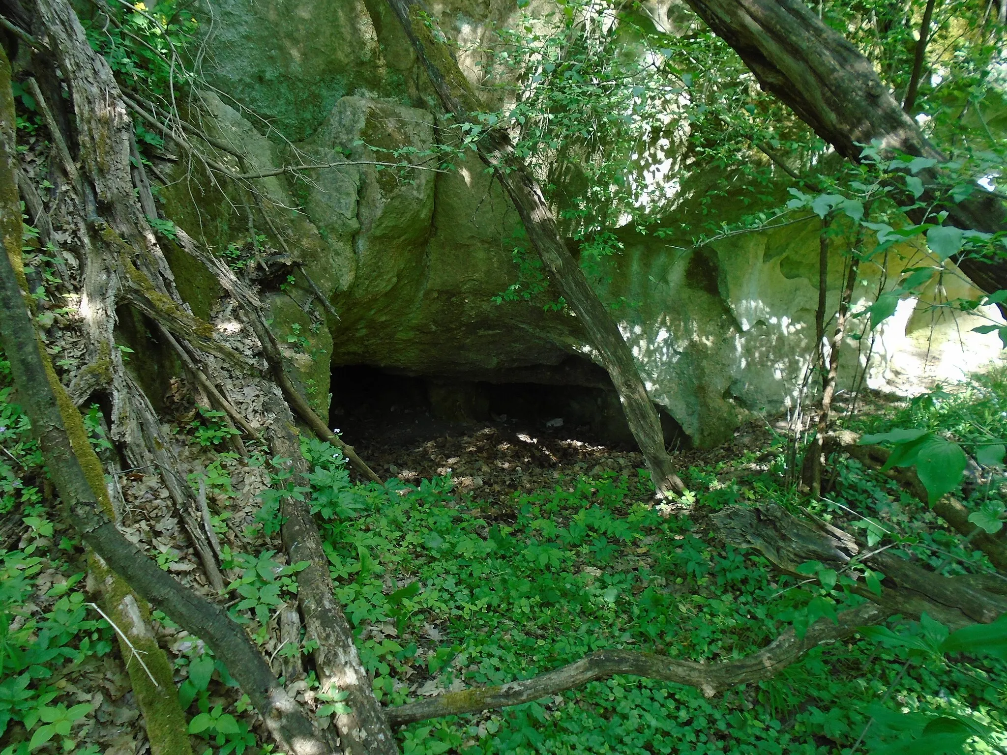 Photo showing: Entrance of Sós-hegyi Niche.