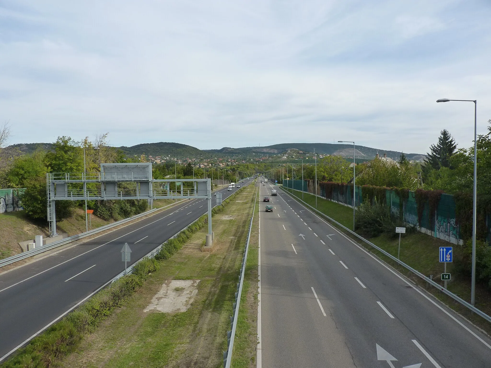 Photo showing: M7 motorway at Törökbálint