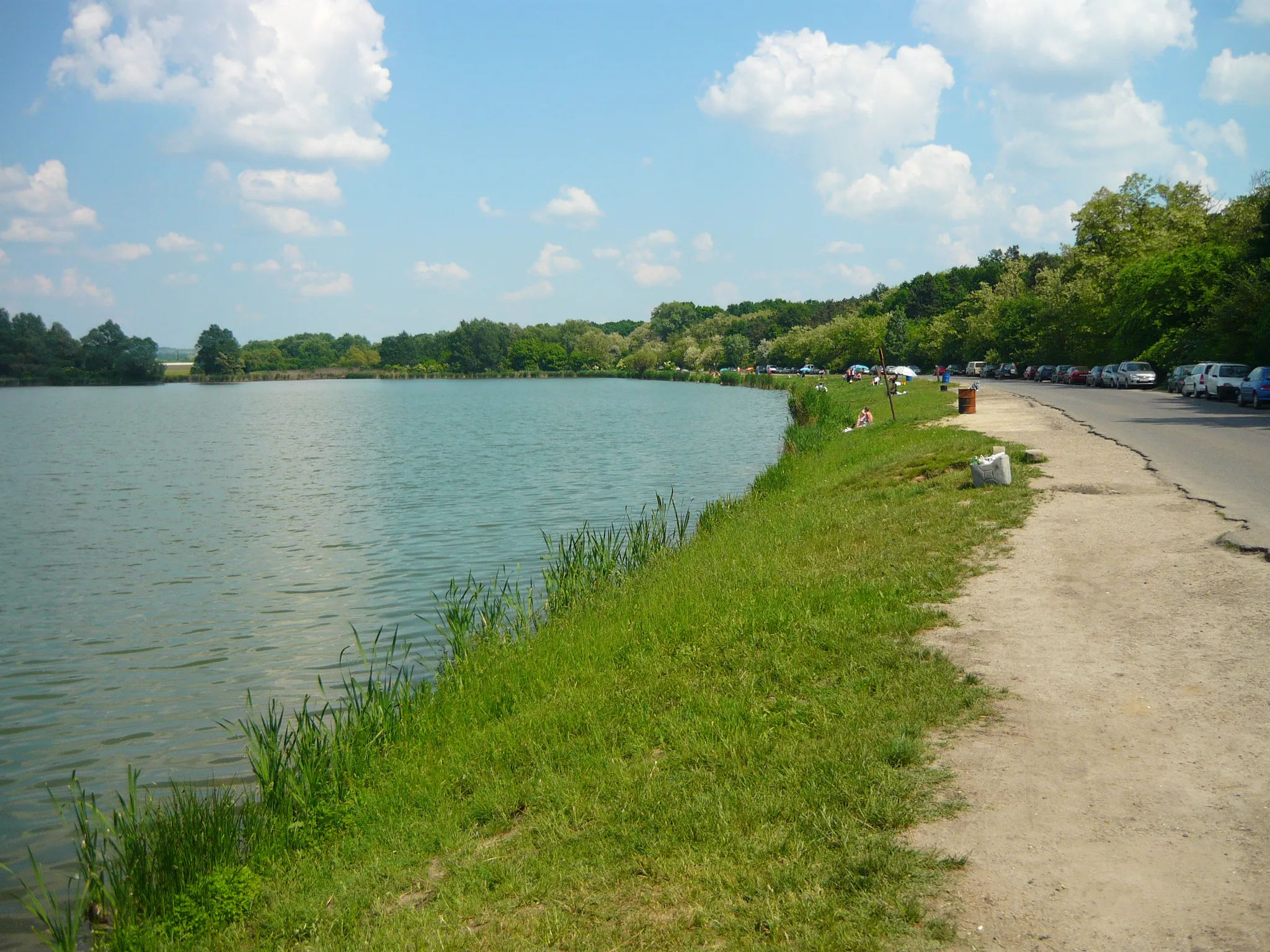 Photo showing: Lake Naplás in May